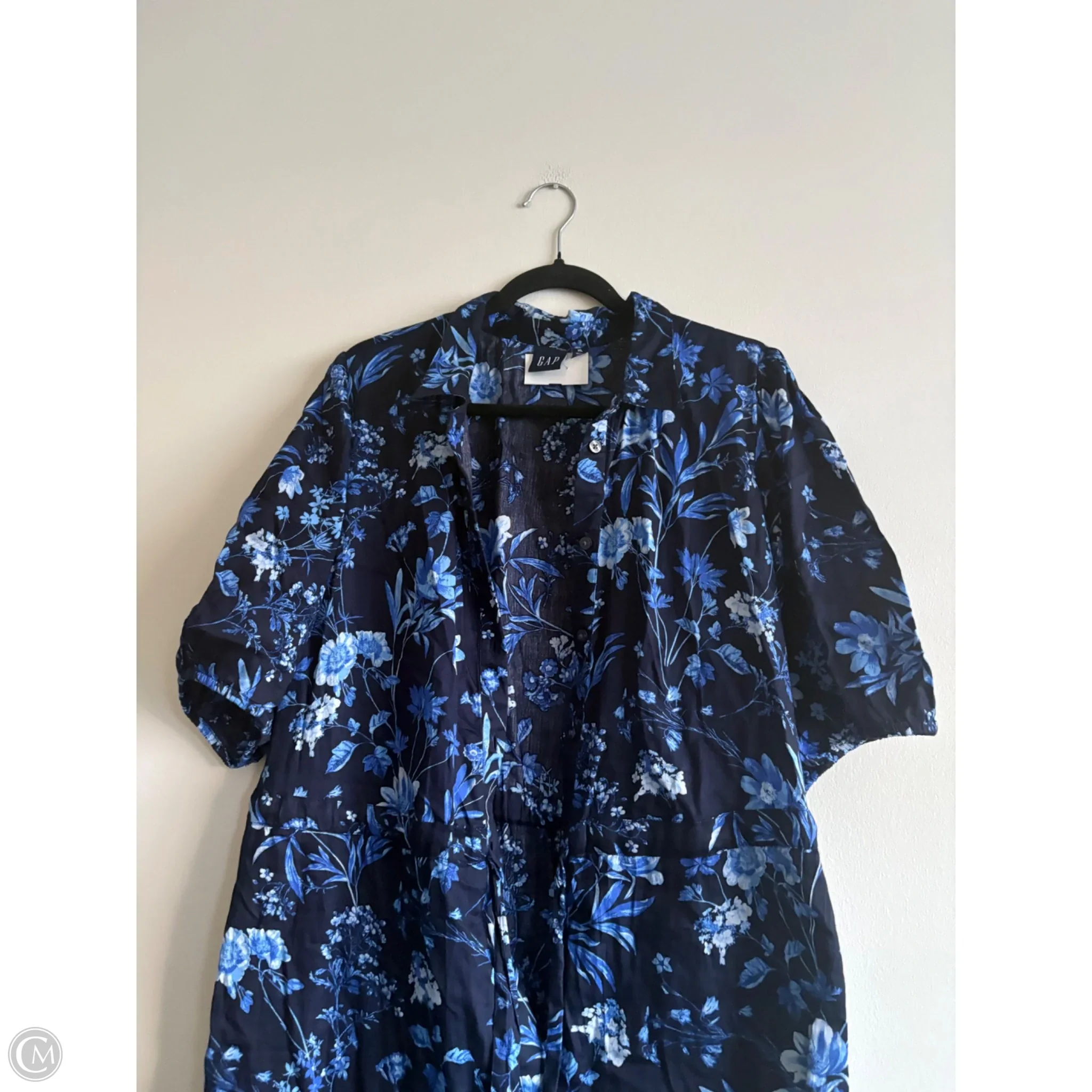 Dress Casual Maxi By Gap In Blue, Size: Xl - Image 3