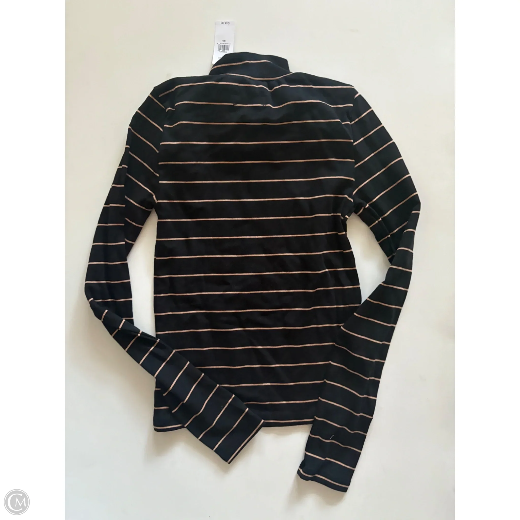 Top Long Sleeve By Gap In Striped Pattern, Size: Xs - Image 2