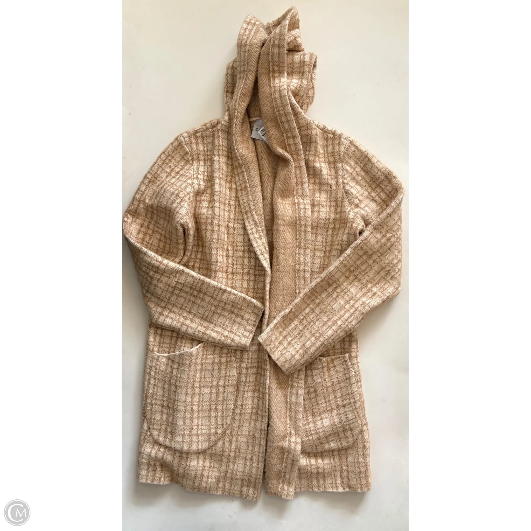 Sweater Cardigan By Cyrus In Tan, Size: Xs - Image 1