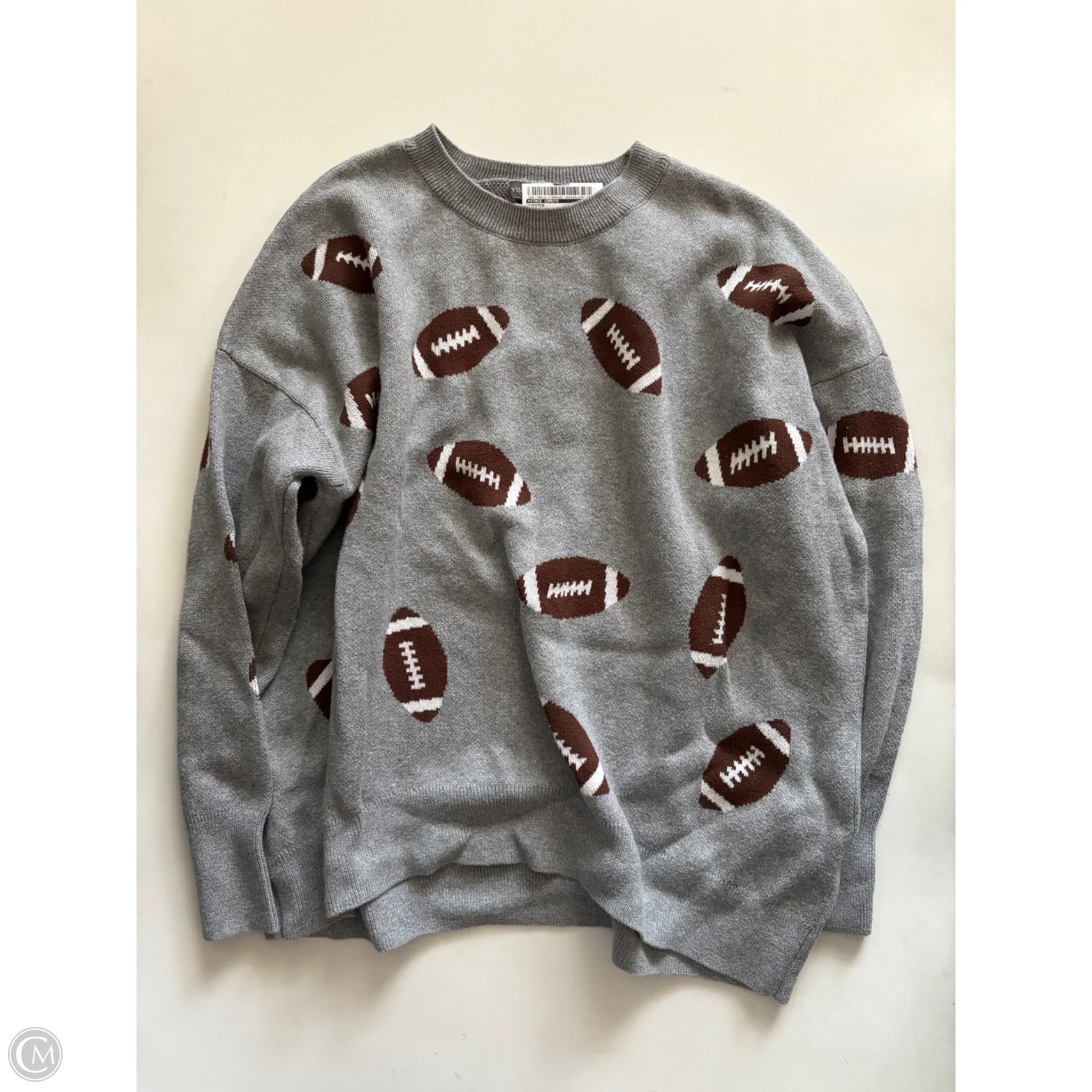 Sweater By Vince Camuto In Grey, Size: S - Image 1