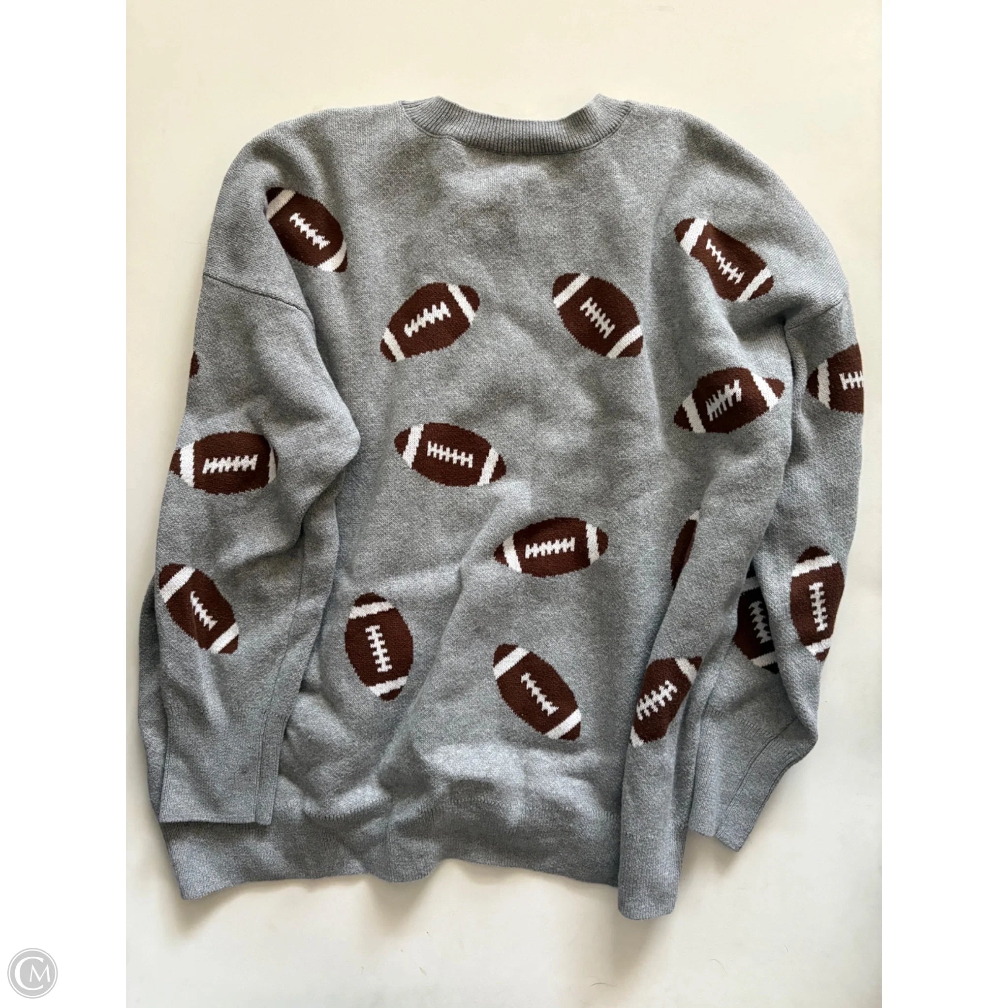 Sweater By Vince Camuto In Grey, Size: S - Image 2