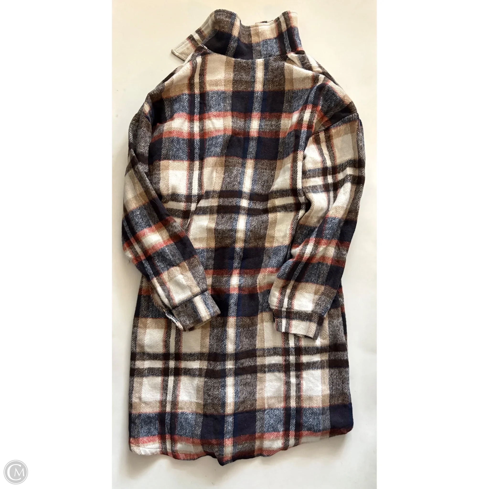 Coat Other By Prettygarden In Plaid Pattern, Size: M - Image 2