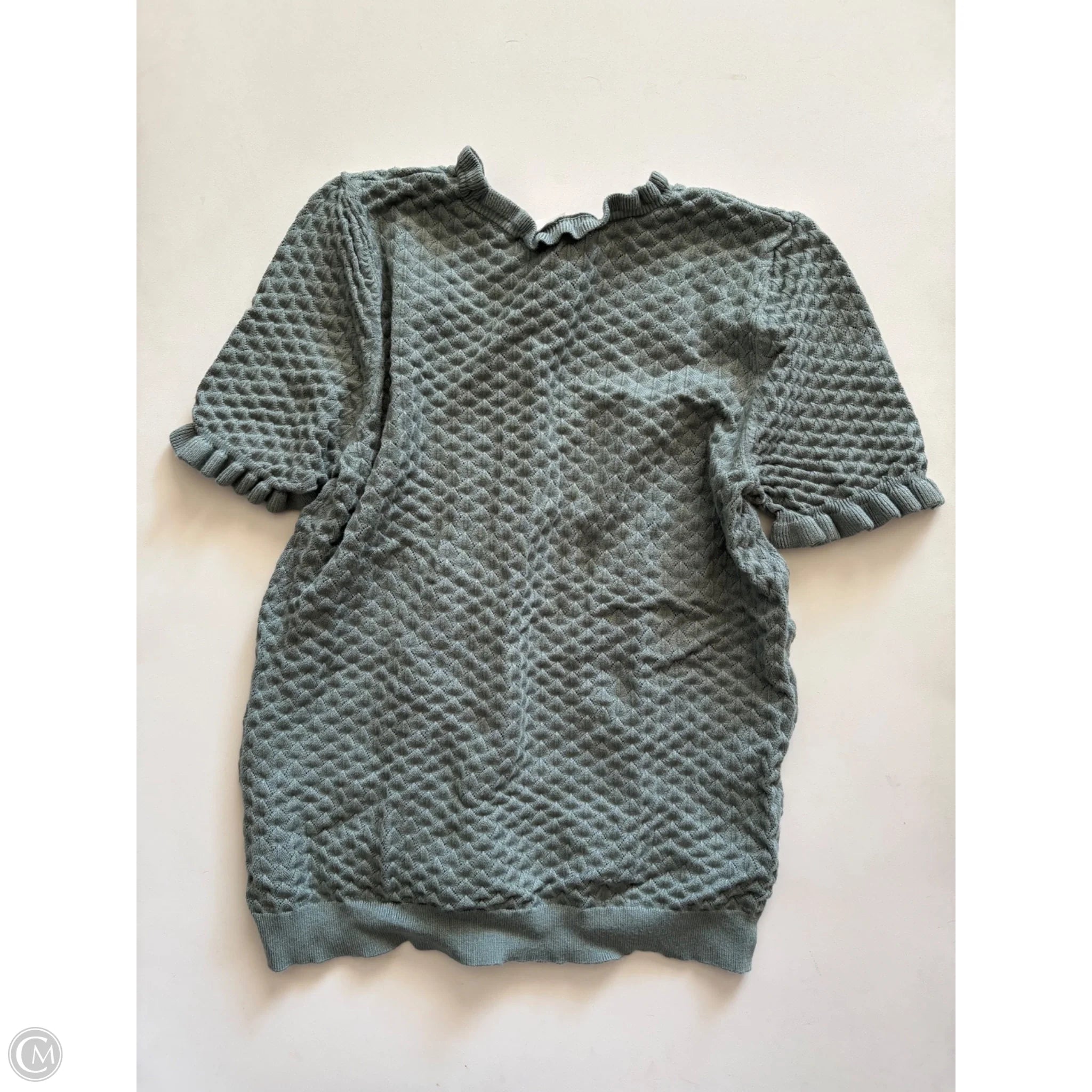Sweater Short Sleeve By Marled In Green, Size: M - Image 2