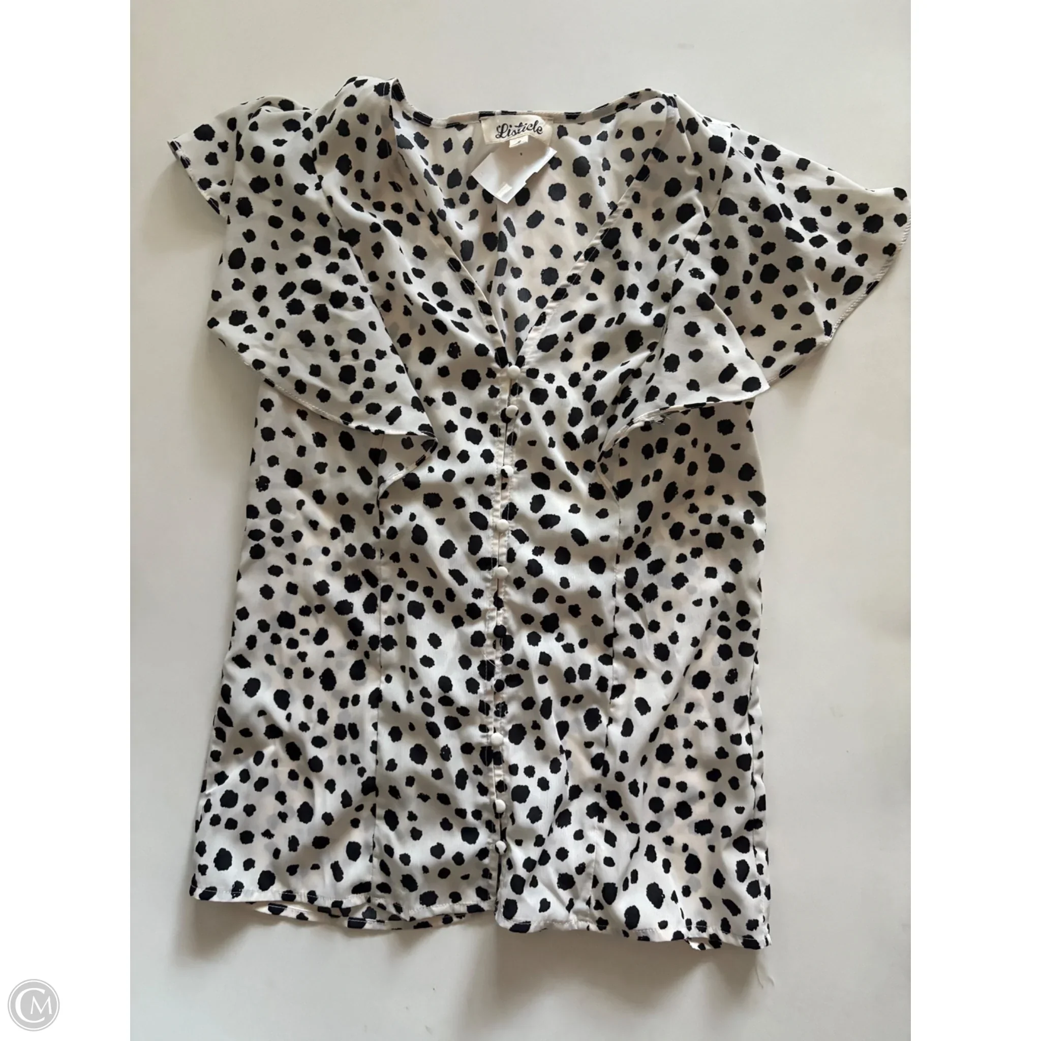 Blouse Sleeveless By lISTICLE In Animal Print, Size: S - Image 1