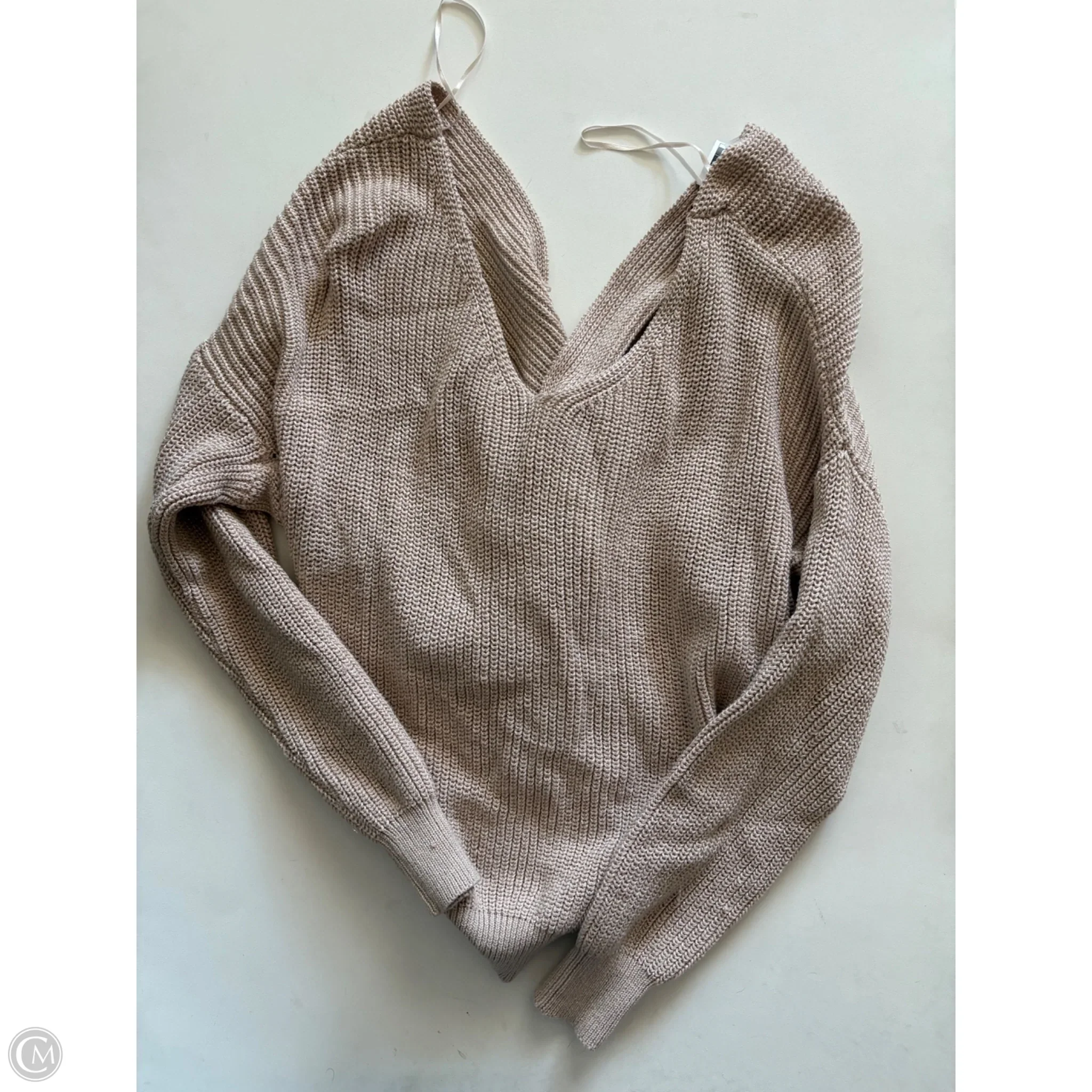 Sweater By Love Tree In Cream, Size: L - Image 1