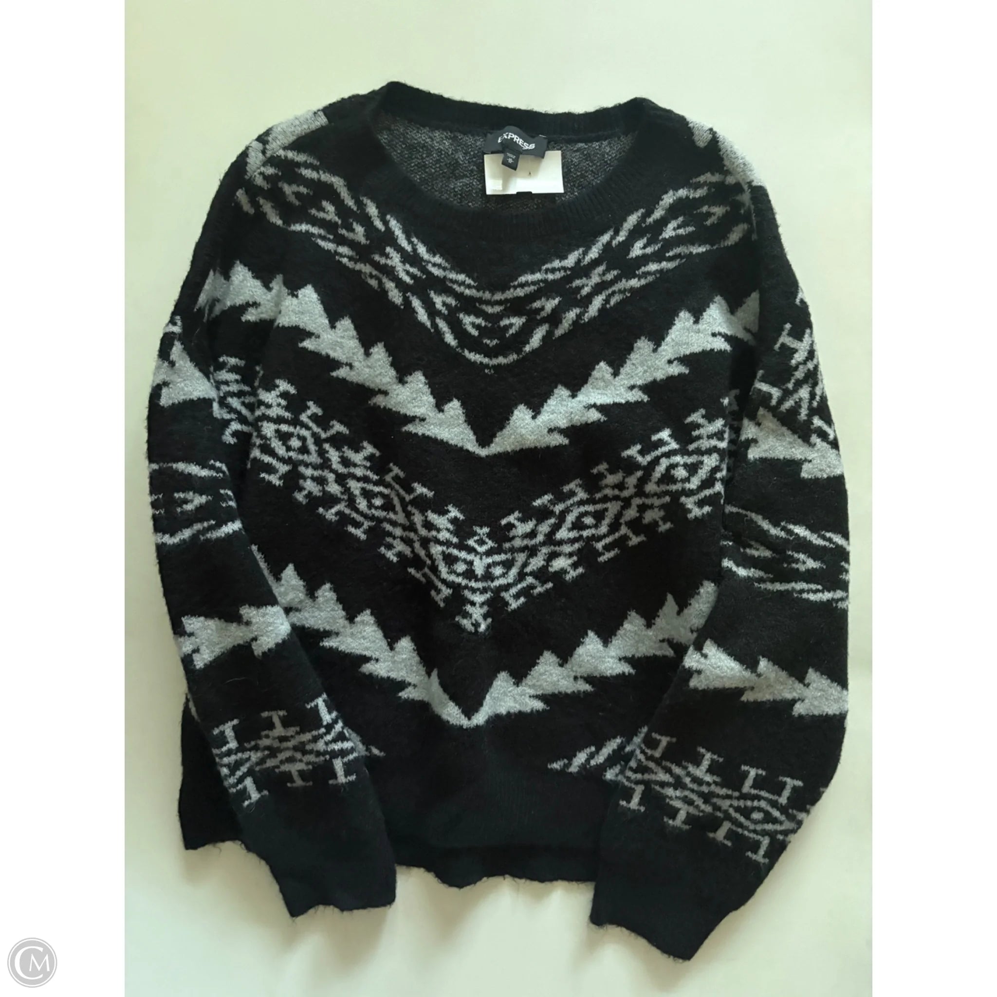 Sweater By Express In Black, Size: M - Image 1