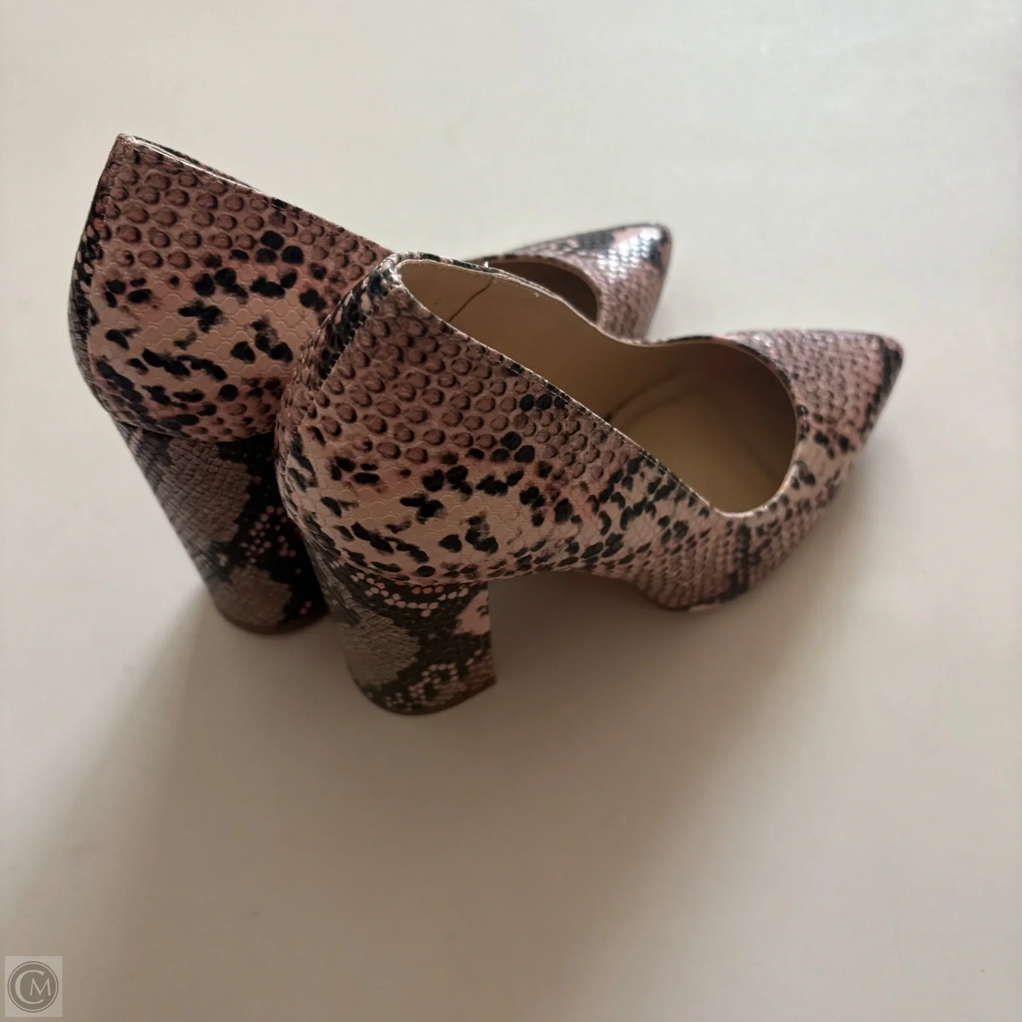 Shoes Heels Block By Just Fab In Animal Print, Size: 8.5 - Image 2