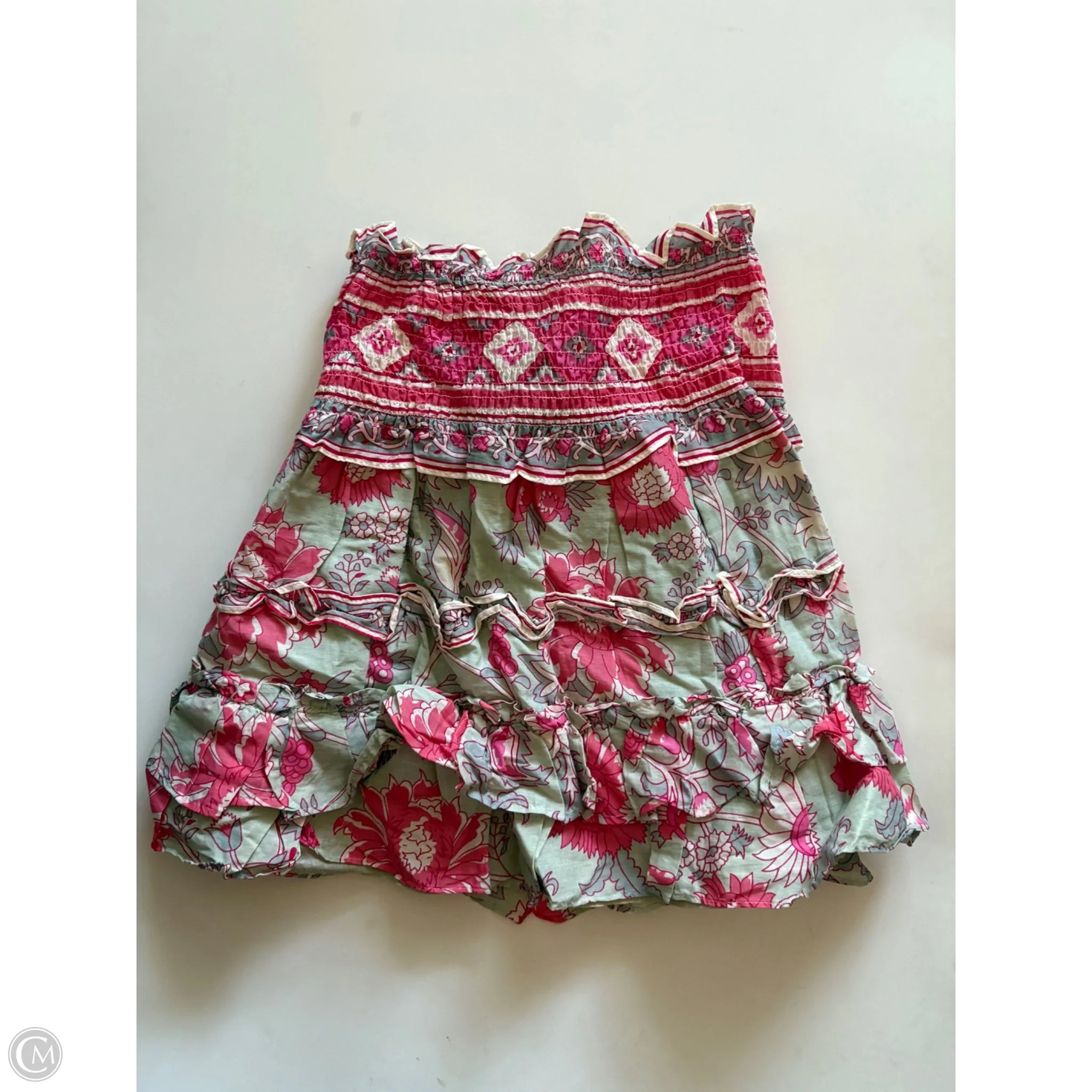 Skirt Mini & Short By Cmc In Floral Print, Size: L - Image 2