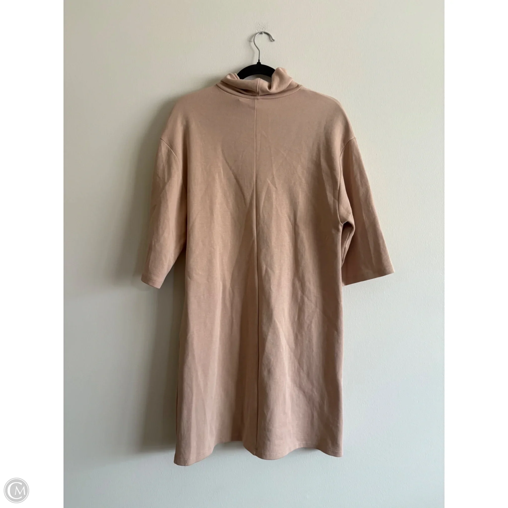 Dress Casual Midi By Zara In Tan, Size: M - Image 2