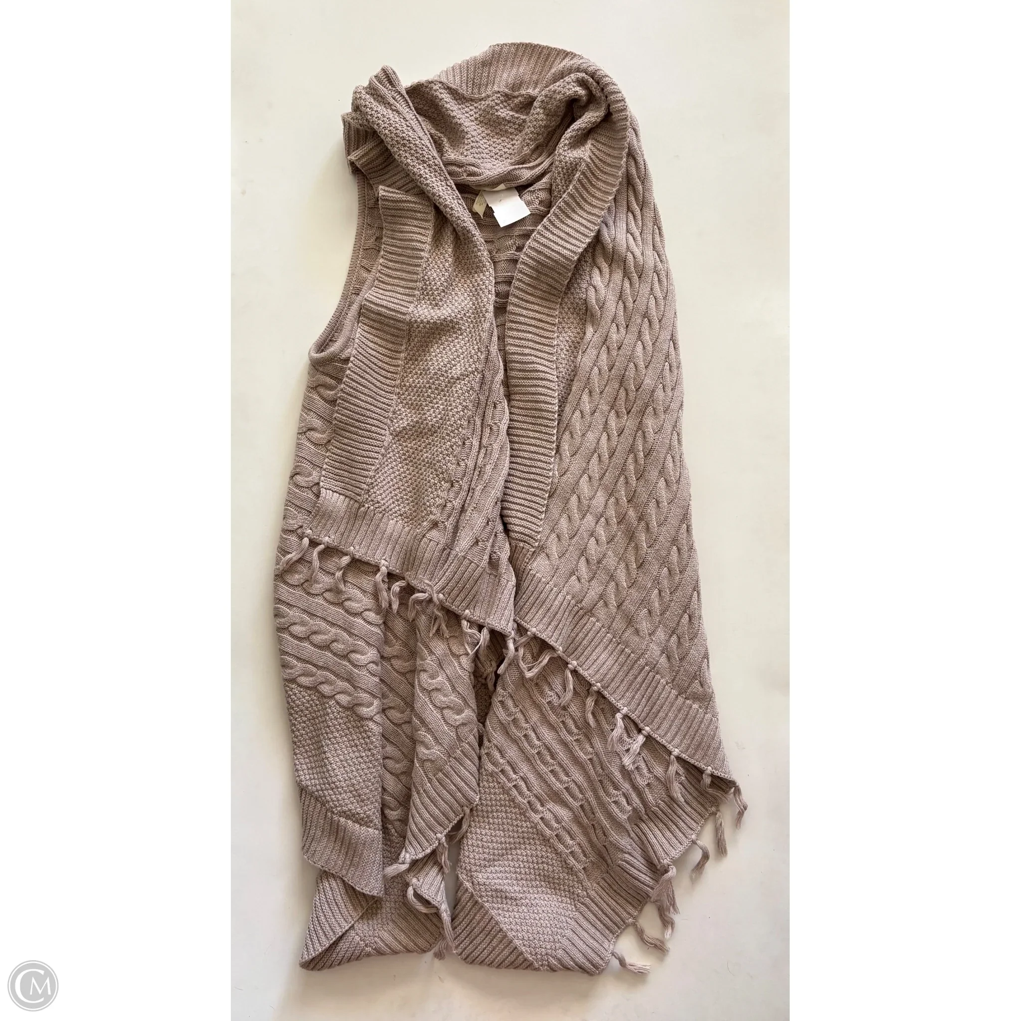 Poncho By Matilda Jane In Tan, Size: 2x - Image 1