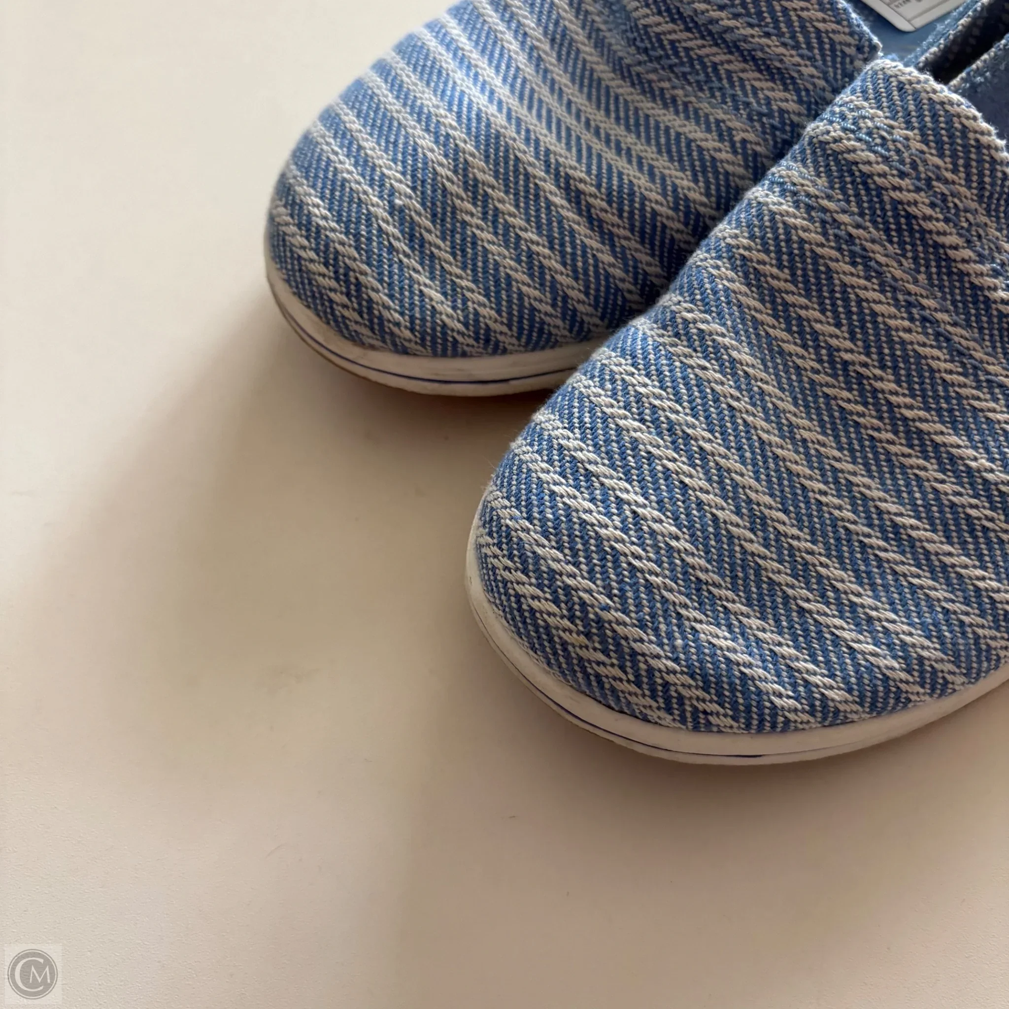 Shoes Flats By Clarks In Blue, Size: 9 - Image 3