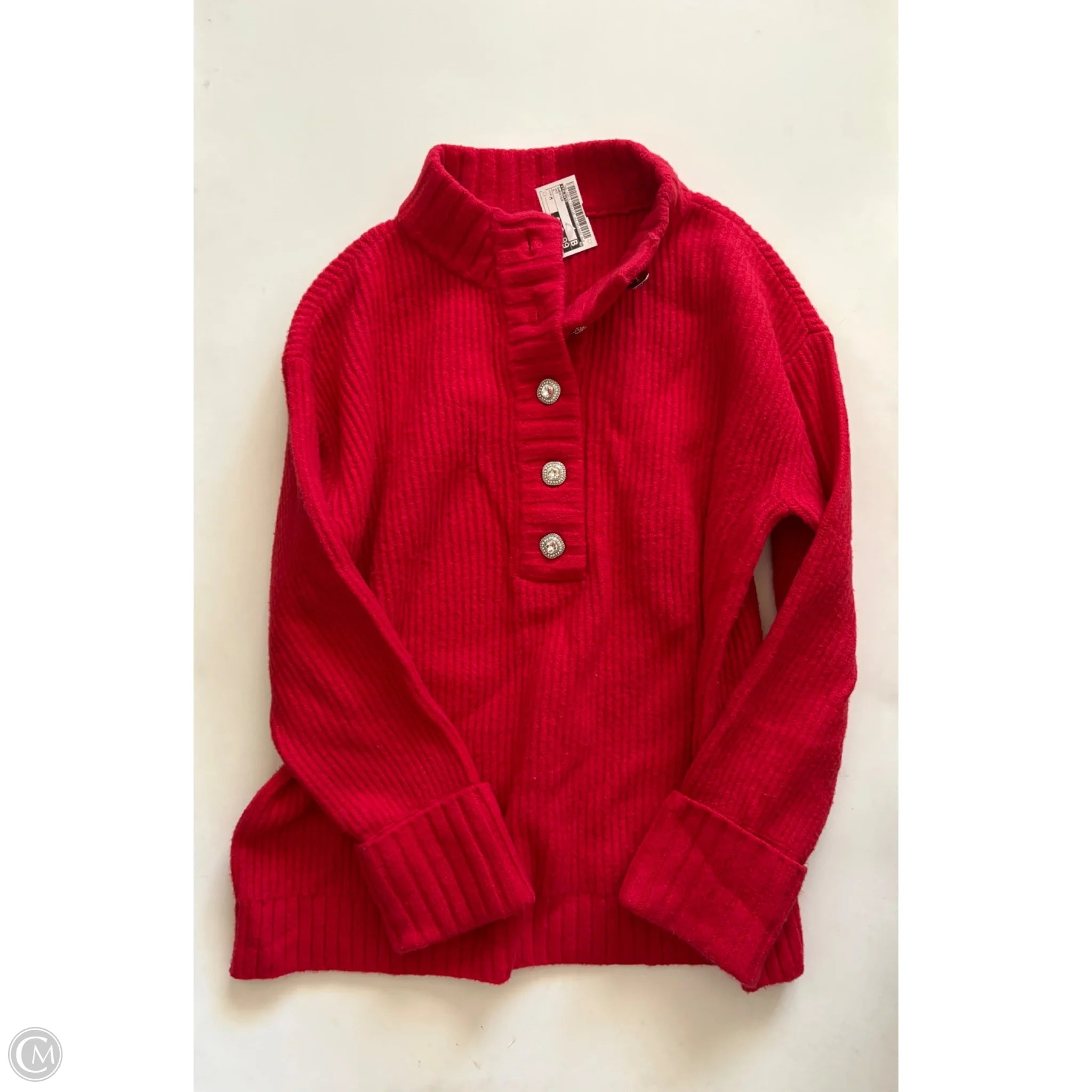 Sweater By Talbots In Red, Size: M - Image 1