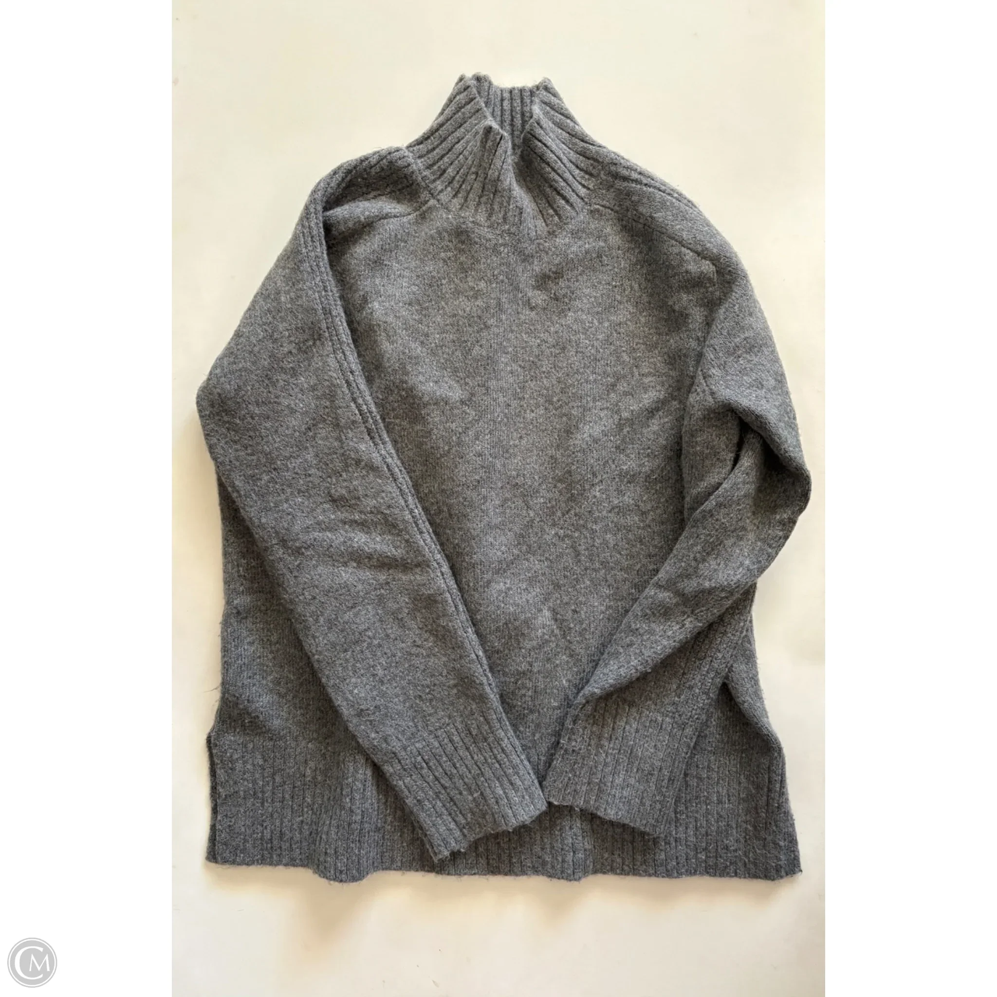 Sweater By Loft In Grey, Size: M - Image 1