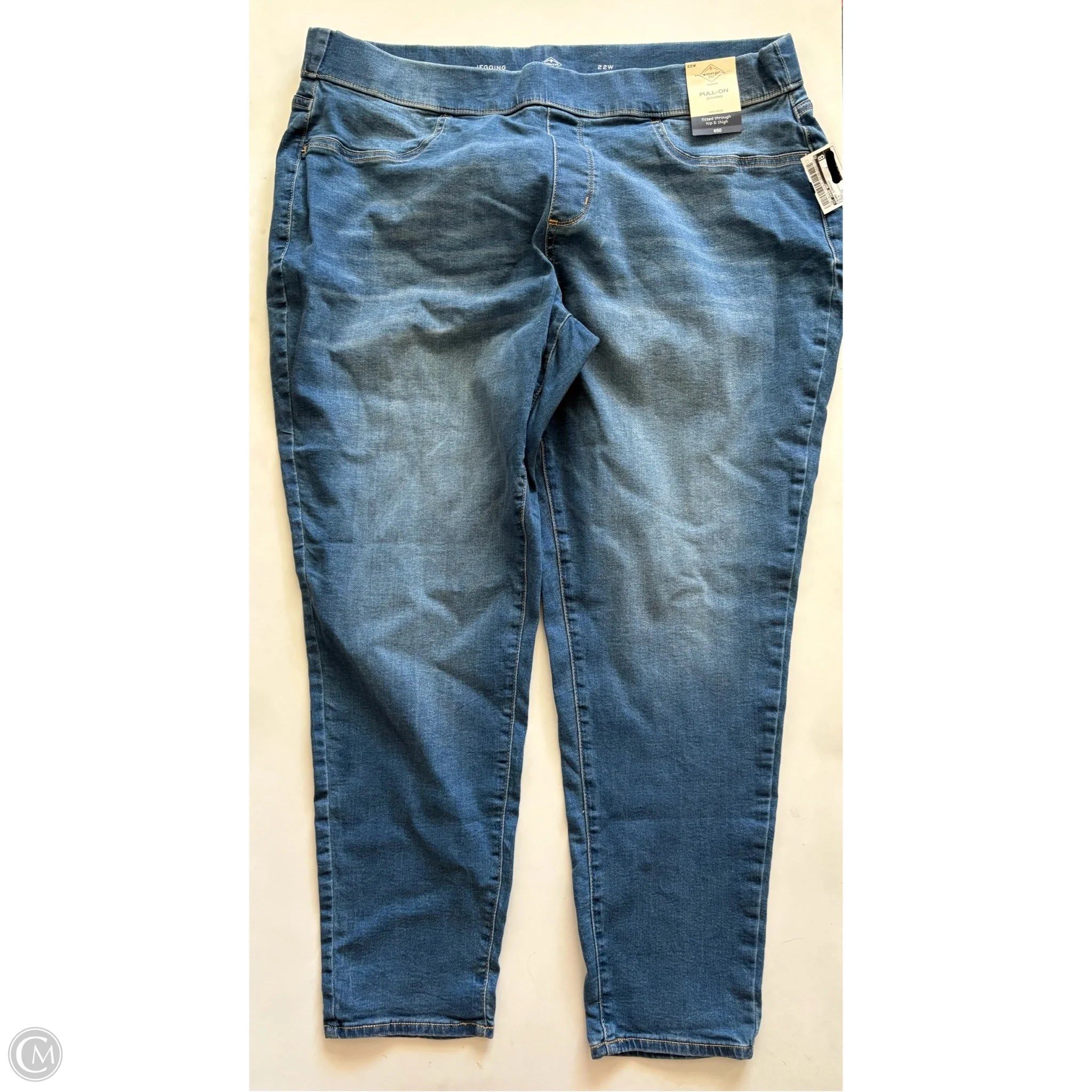 Jeans Straight By St Johns Bay In Blue, Size: 22 - Image 1