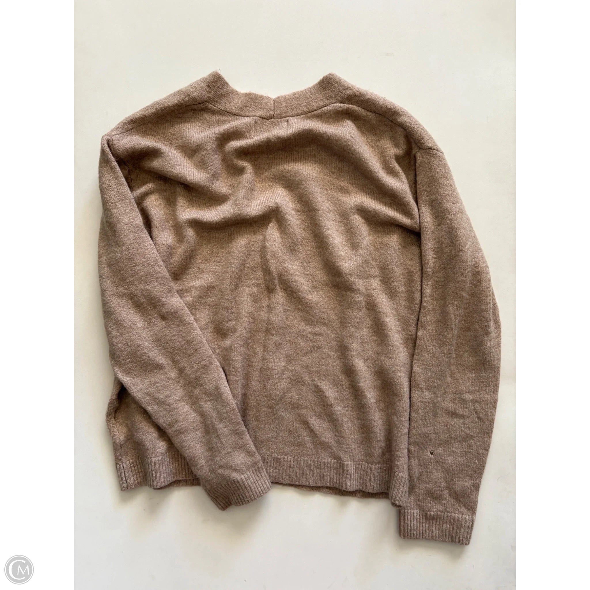 Sweater Cardigan By Old Navy In Tan, Size: M - Image 2