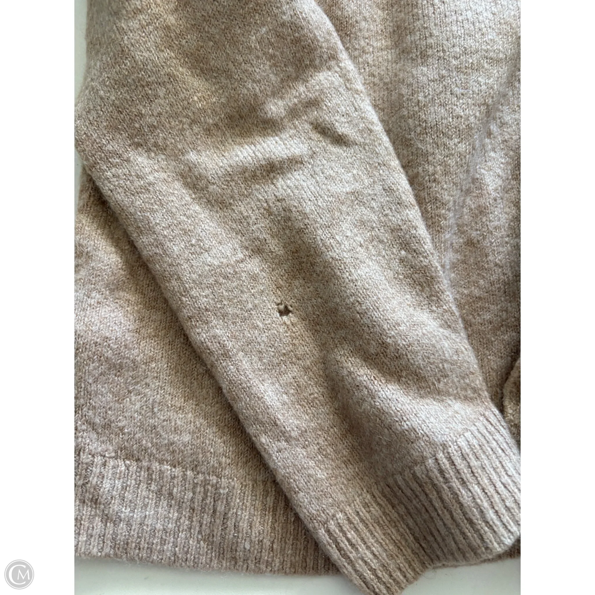 Sweater Cardigan By Old Navy In Tan, Size: M - Image 3
