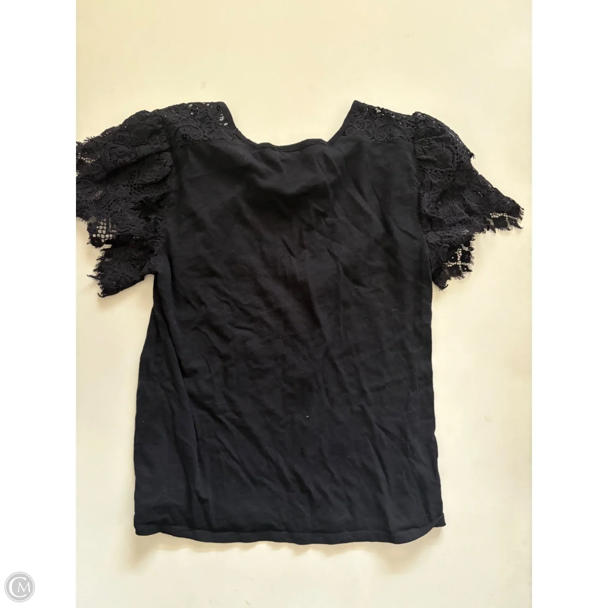 Top Short Sleeve By Loft In Black, Size: Xs - Image 2