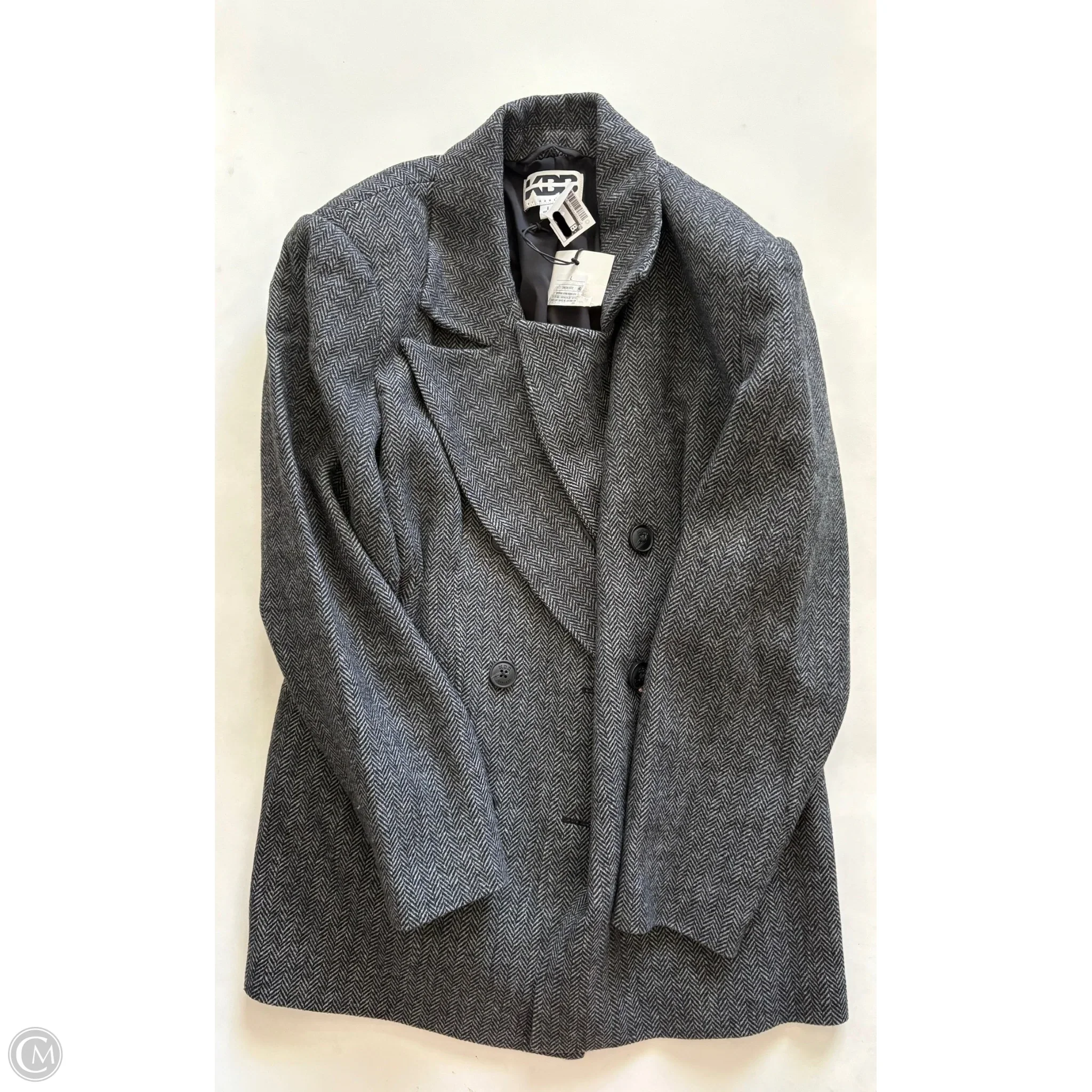 Coat Peacoat By KBB In Black, Size: L - Image 1