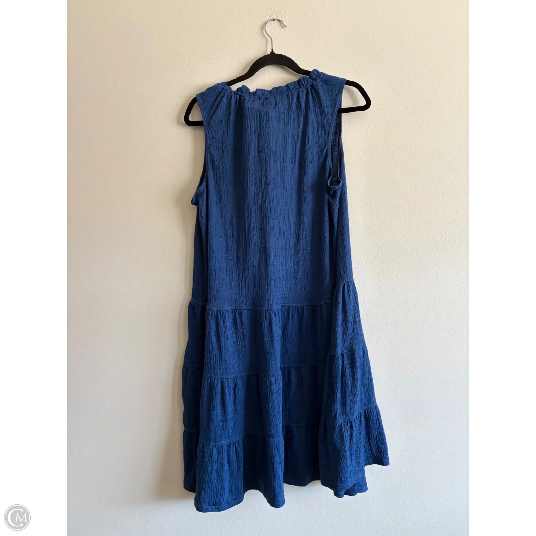 Dress Casual Maxi By Max Studio In Blue, Size: L - Image 2