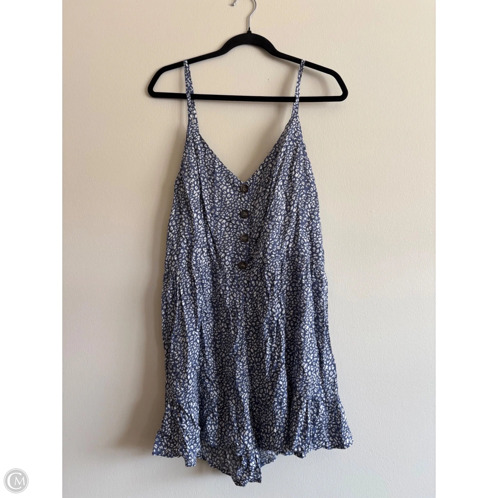 Romper By Geegee In Blue, Size: 1x - Image 1