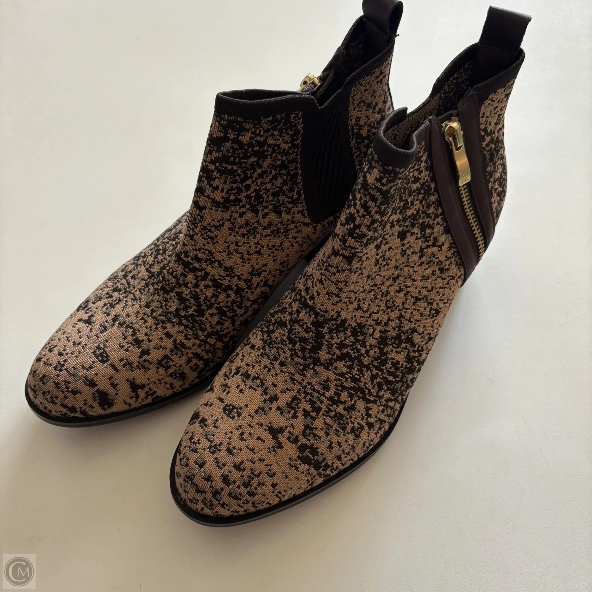 Boots Ankle Heels By Vivaia In Brown, Size: 10.5