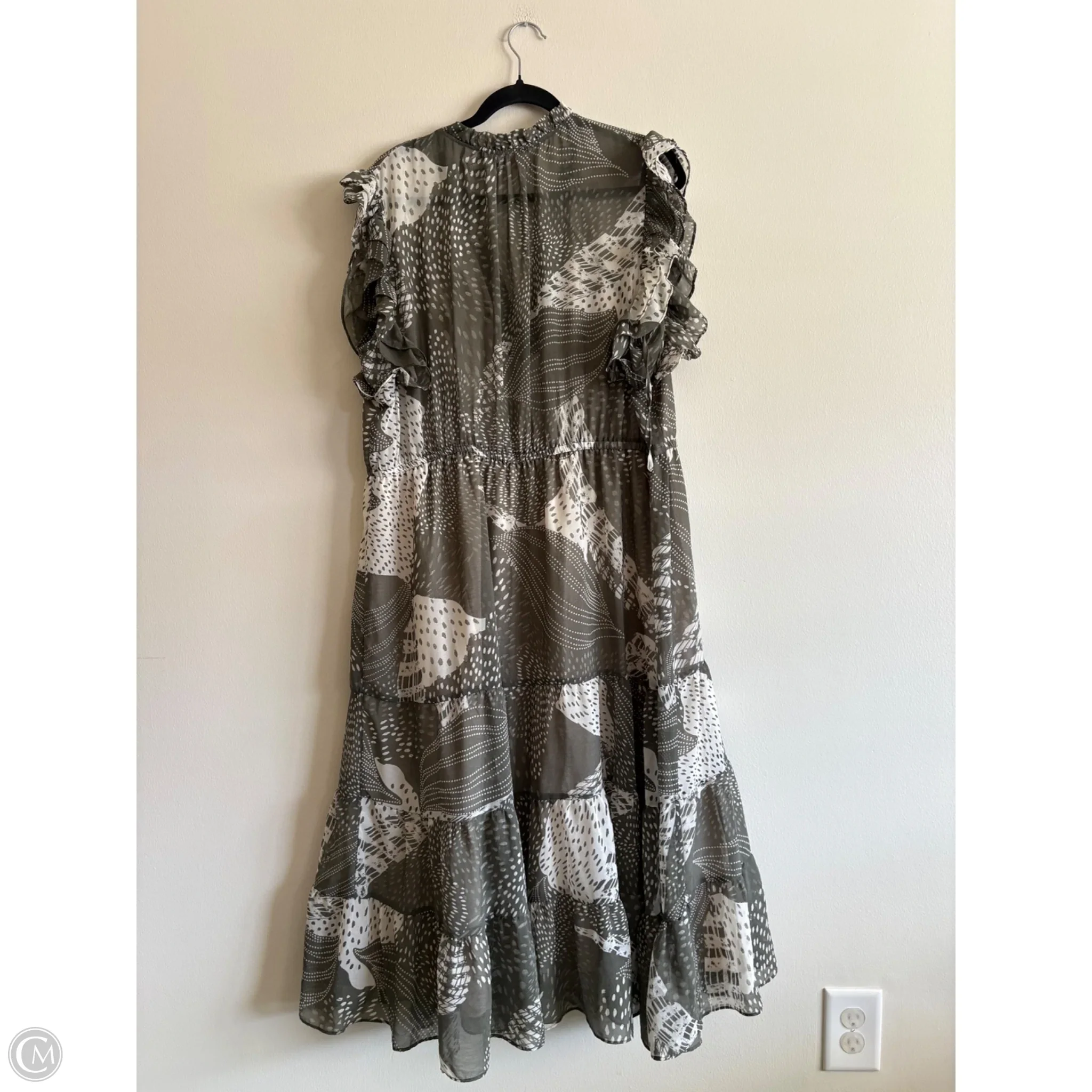 Dress Casual Midi By Philosophy In Green, Size: 2x - Image 2