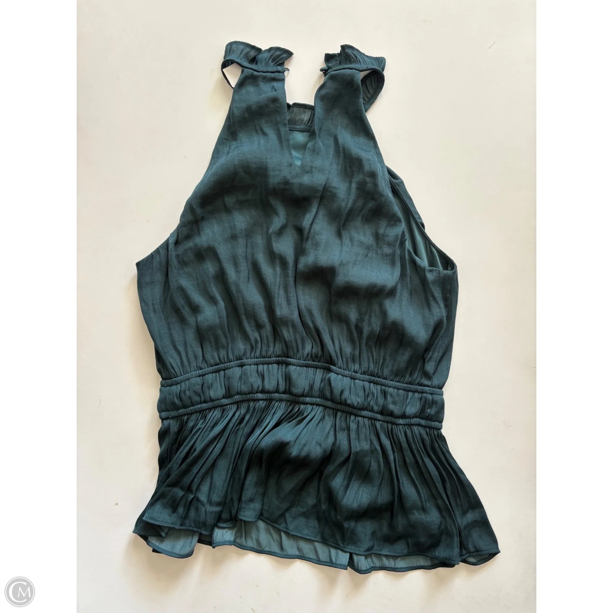 Blouse Sleeveless By Nine West Apparel In Green, Size: M - Image 2