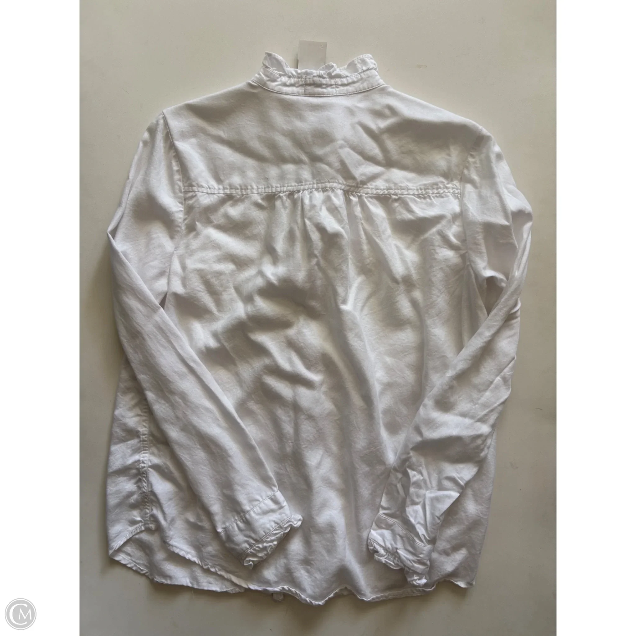 Top Long Sleeve By Crown And Ivy In White, Size: M - Image 2