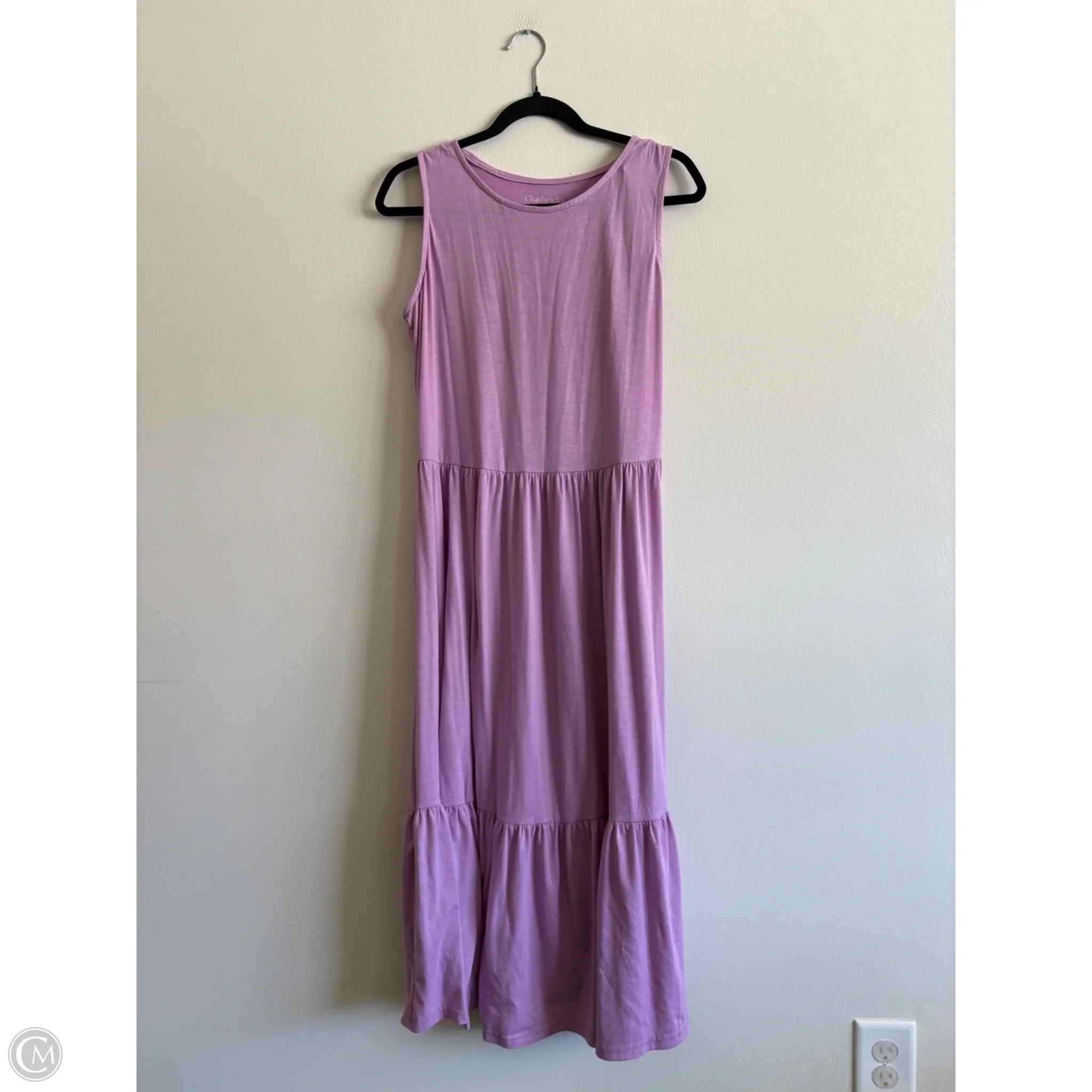 Dress Casual Maxi By Chadwicks In Purple, Size: M - Image 1