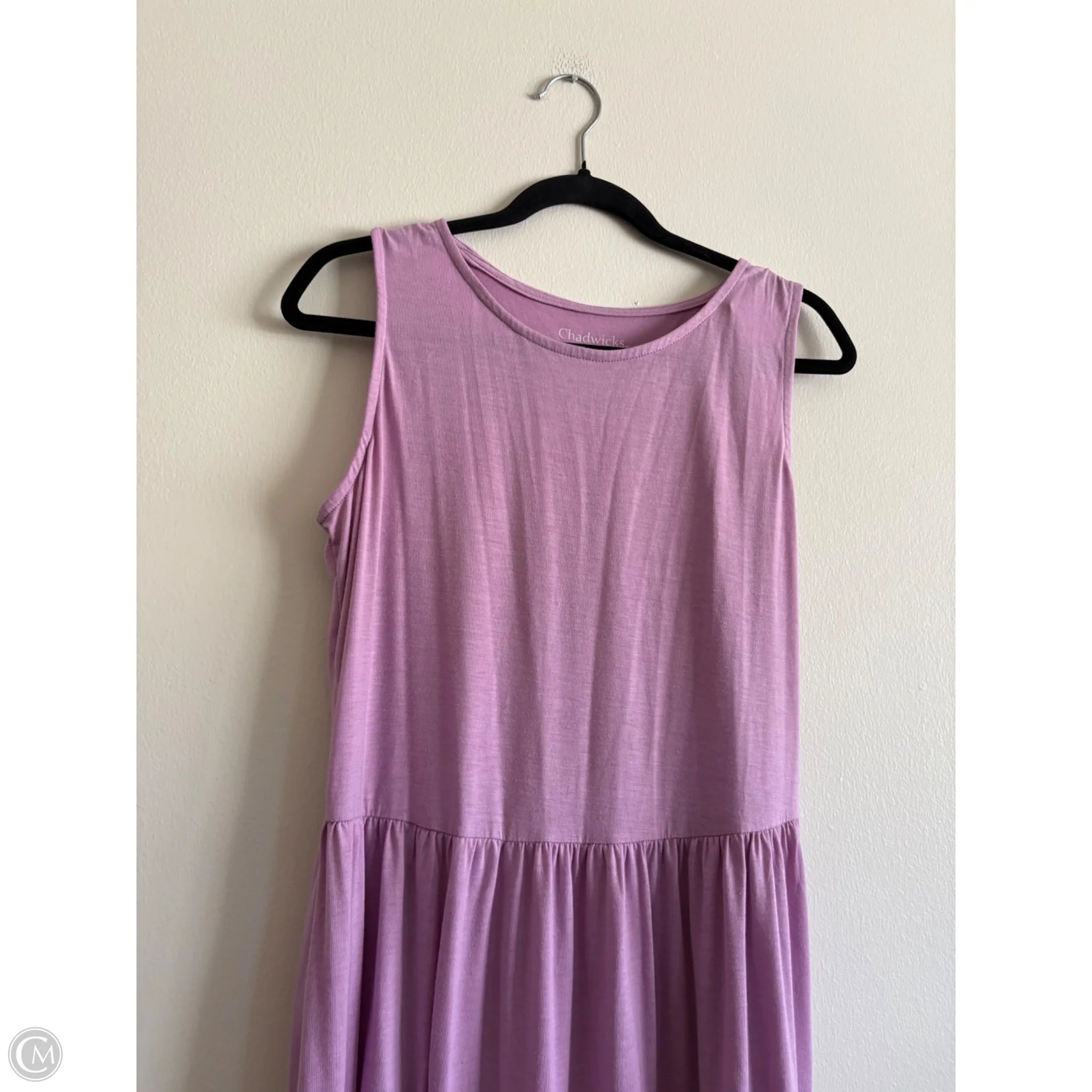 Dress Casual Maxi By Chadwicks In Purple, Size: M - Image 3