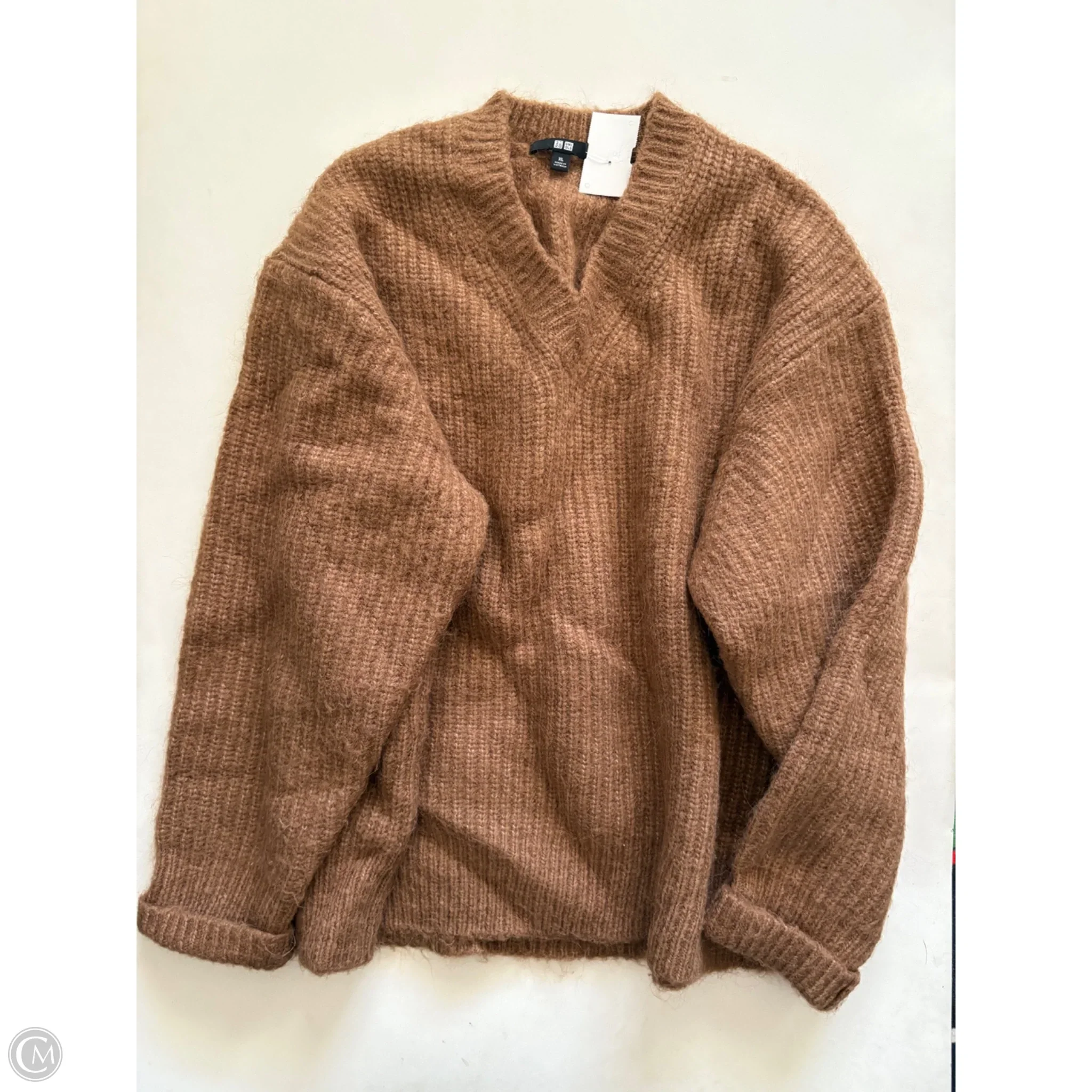 Sweater By Uniqlo In Brown, Size: Xl - Image 1