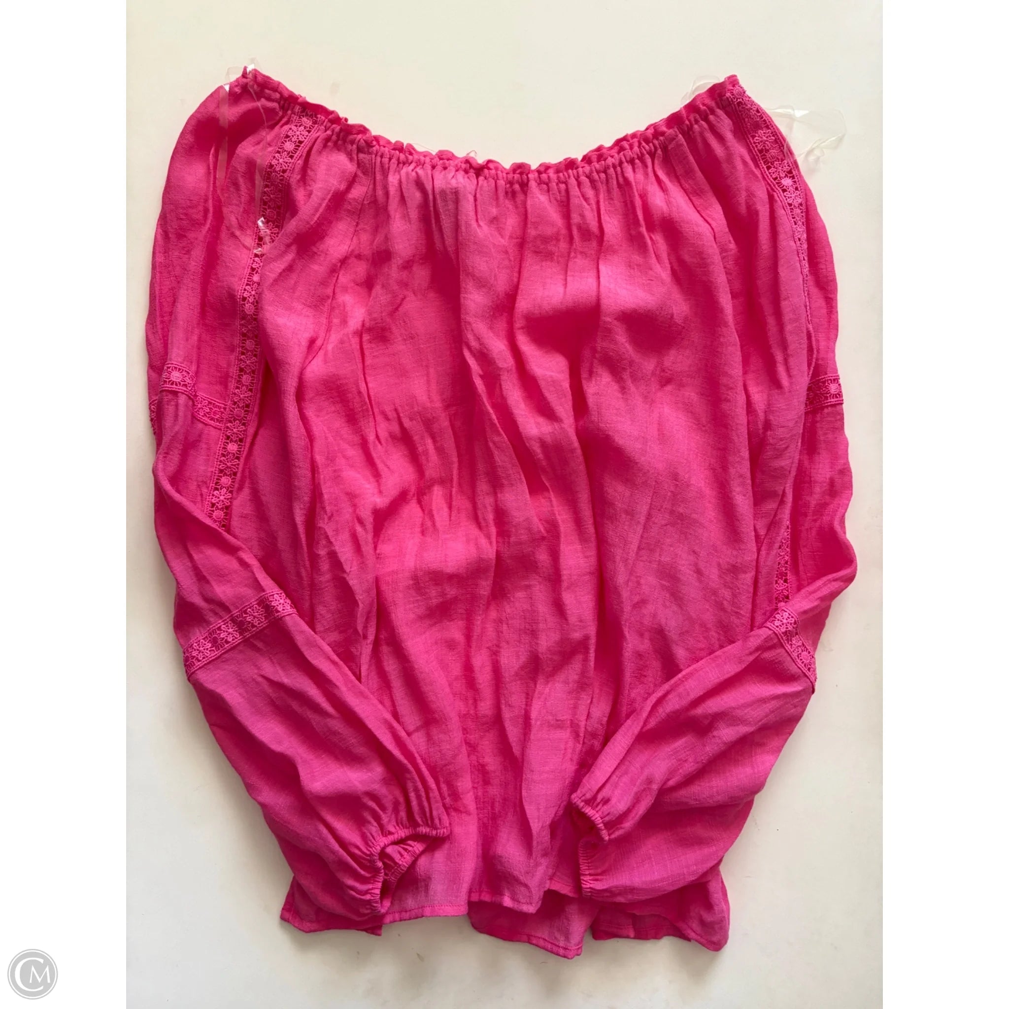 Top Long Sleeve By Counterparts In Pink, Size: Xl - Image 1