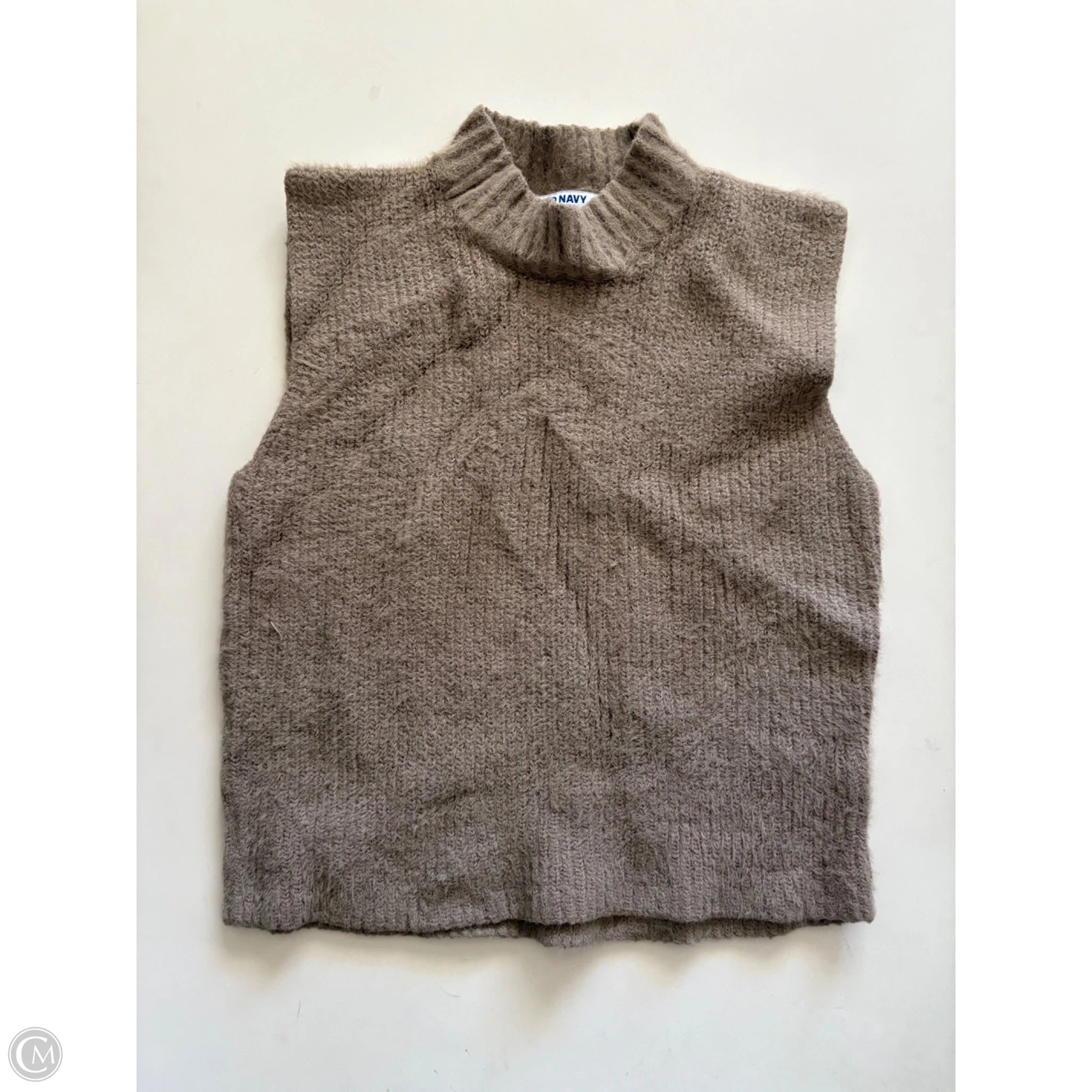 Sweater Short Sleeve By Old Navy In Taupe, Size: L - Image 1