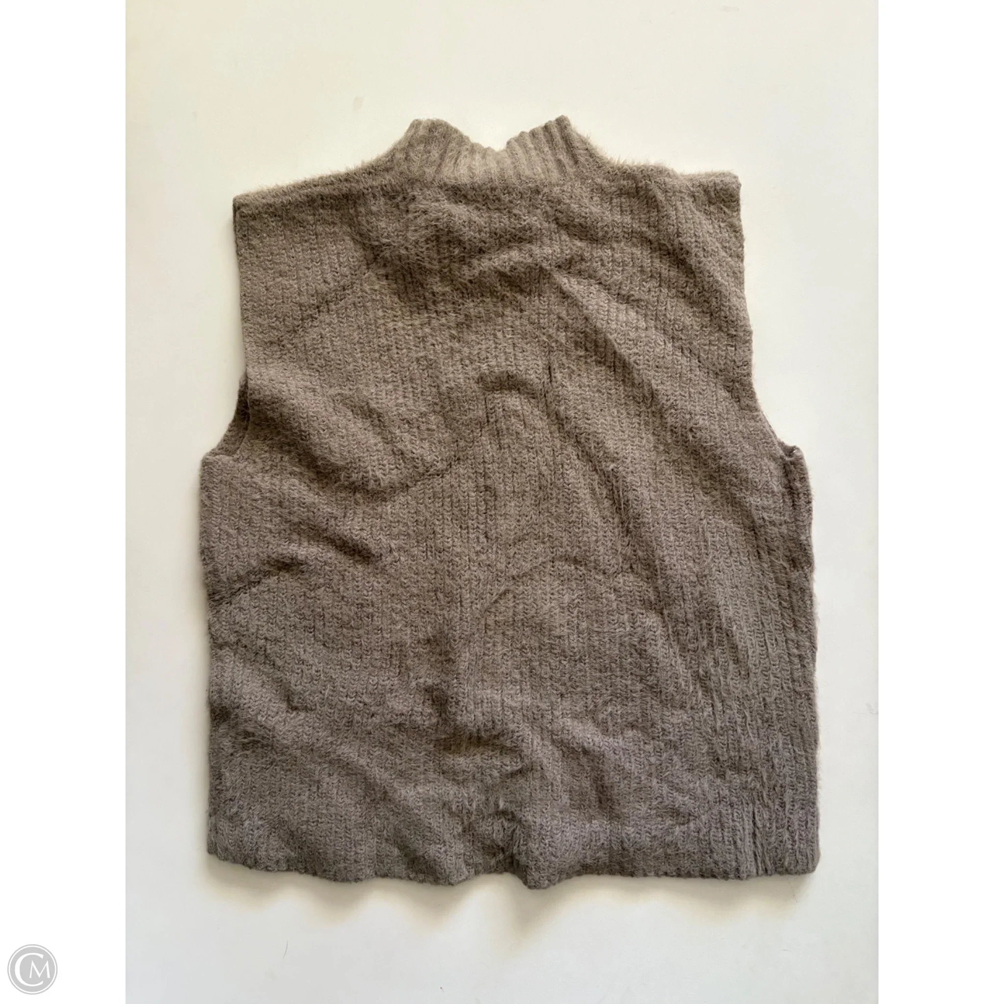Sweater Short Sleeve By Old Navy In Taupe, Size: L - Image 2