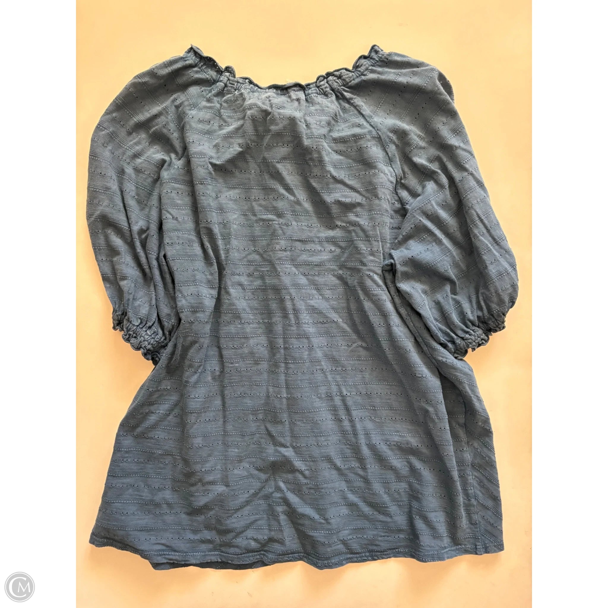 Top Short Sleeve By Wonderly In Blue, Size: M - Image 2
