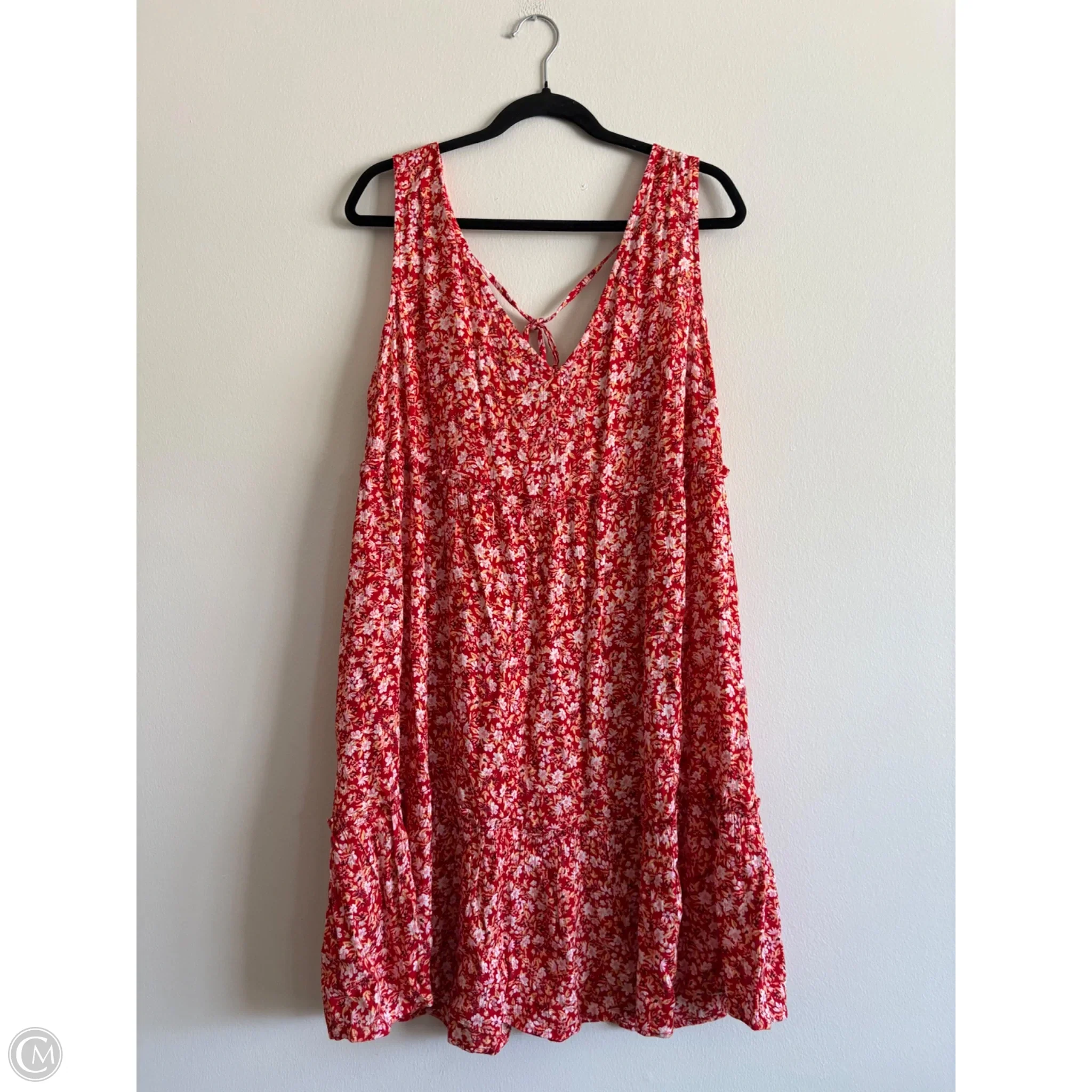 Dress Casual Midi By True Craft In Red, Size: 1x - Image 1