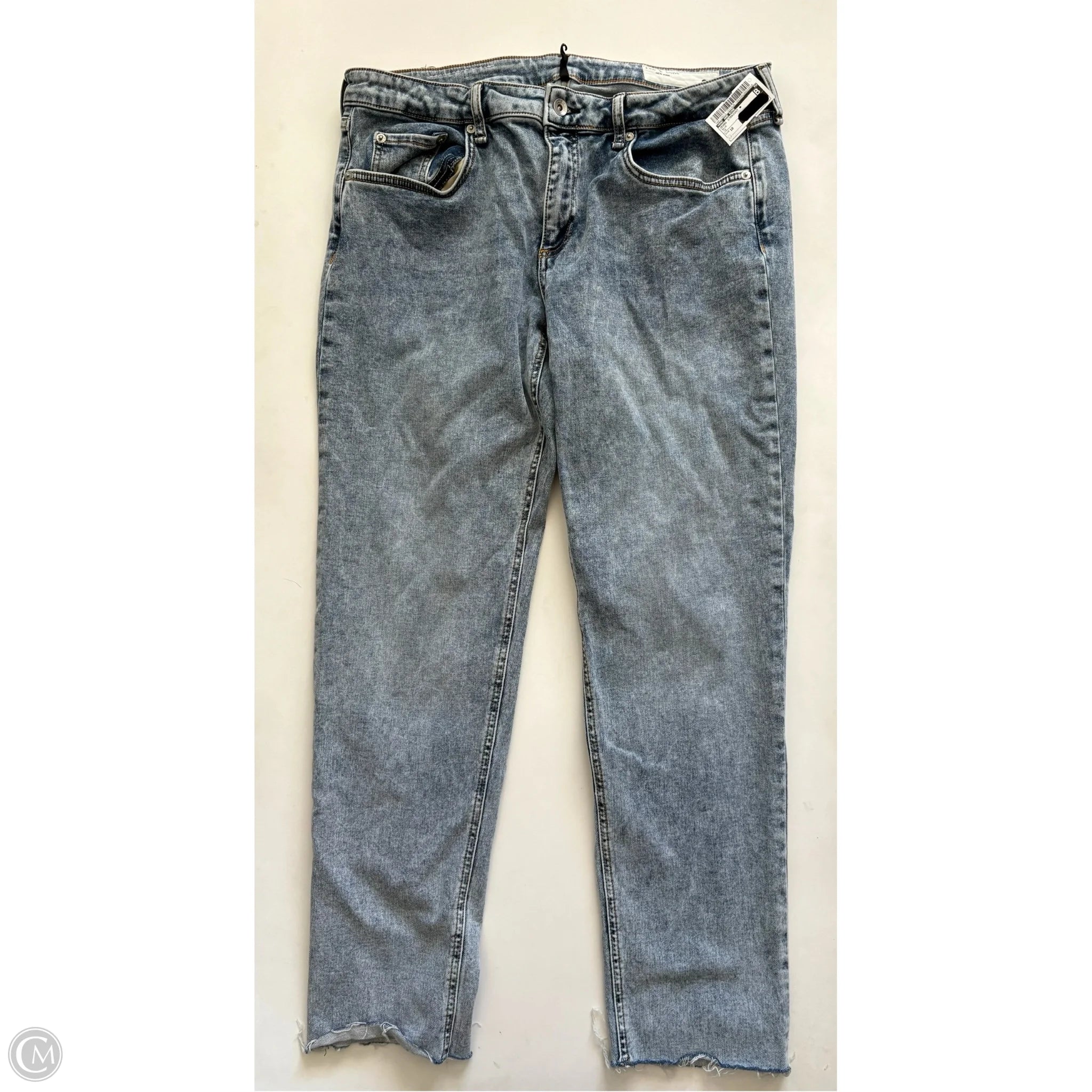 Jeans Straight By Rag And Bone In Blue, Size: 10 - Image 1