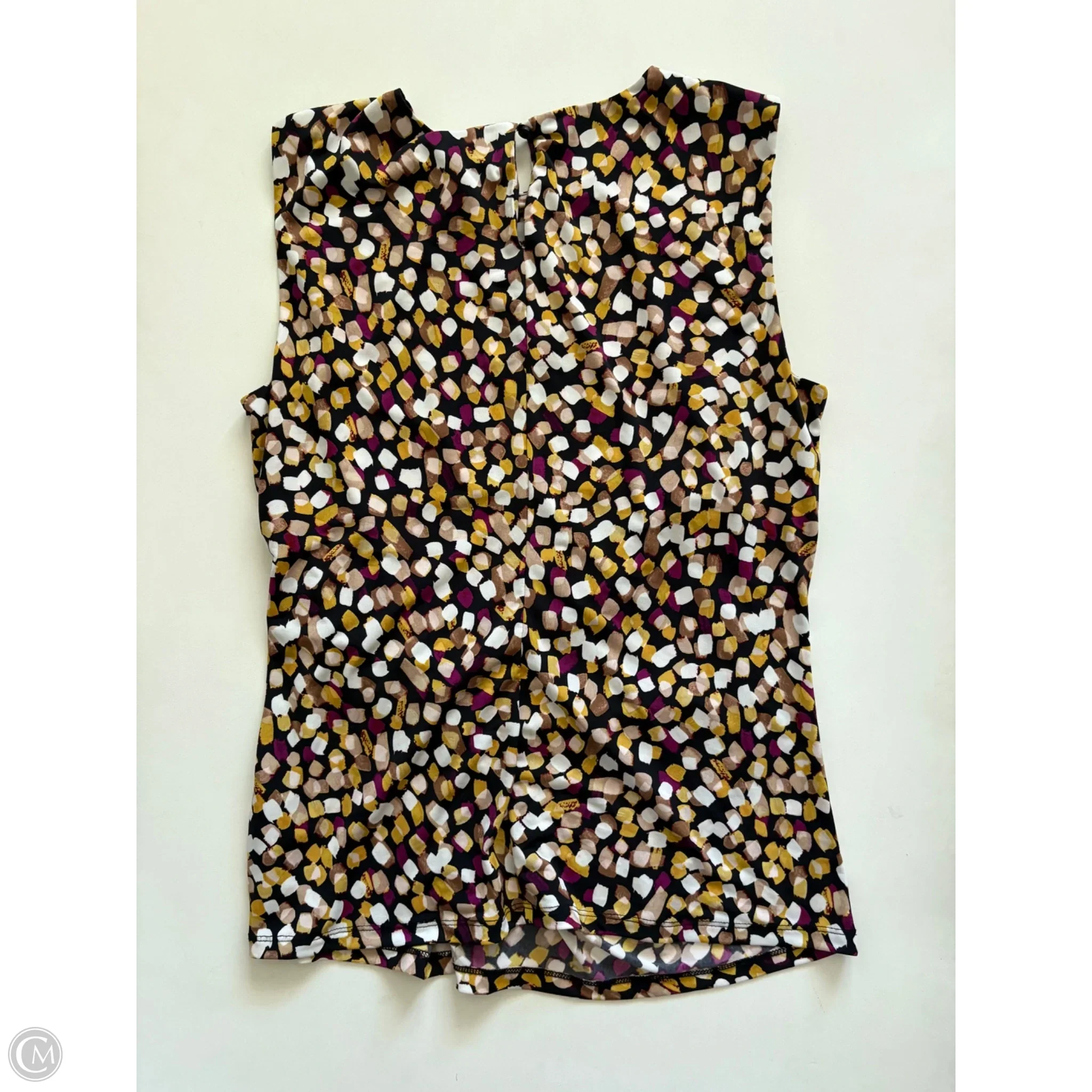 Blouse Sleeveless By Calvin Klein In Multi-colored, Size: M - Image 2