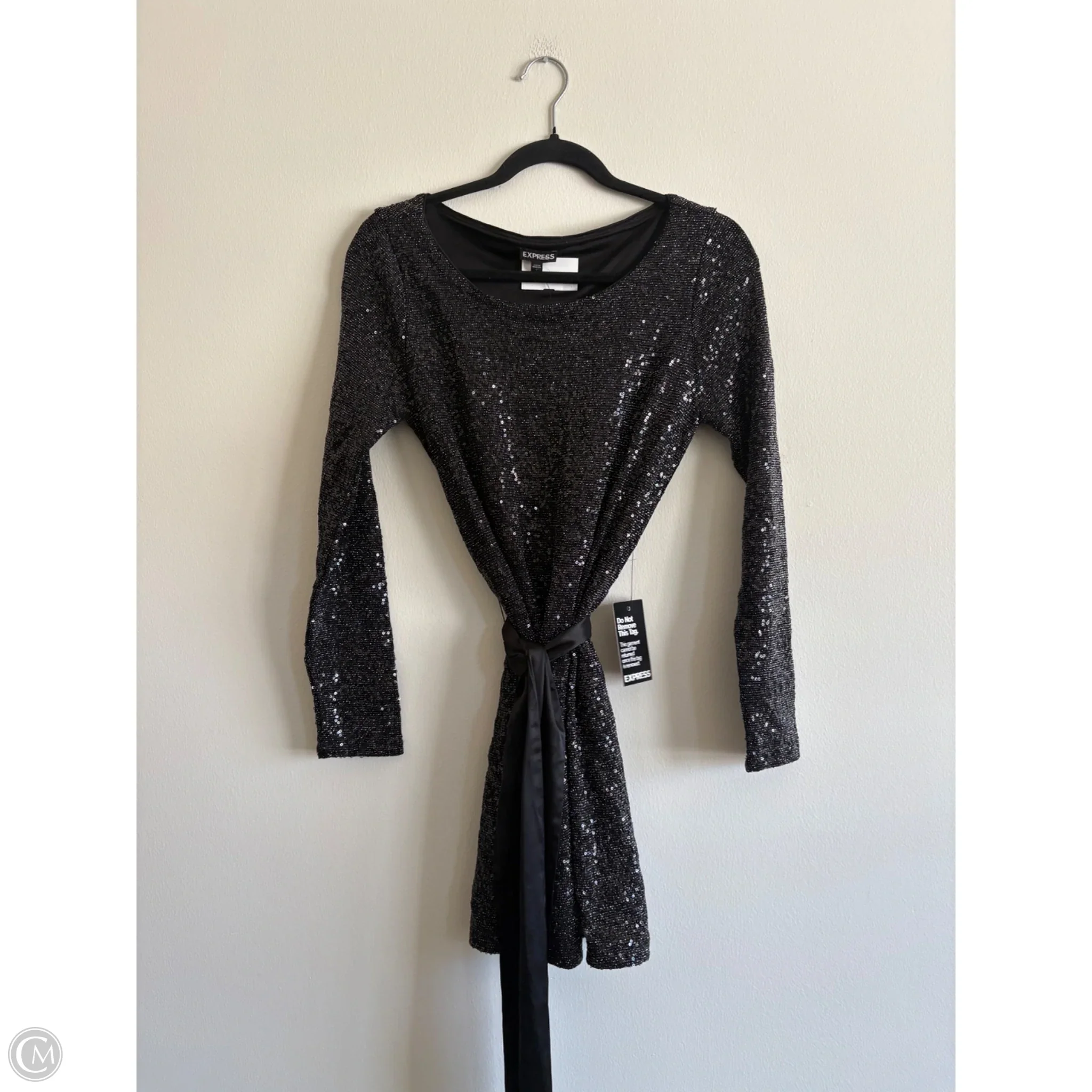 Dress Party Midi By Express In Black, Size: S - Image 1