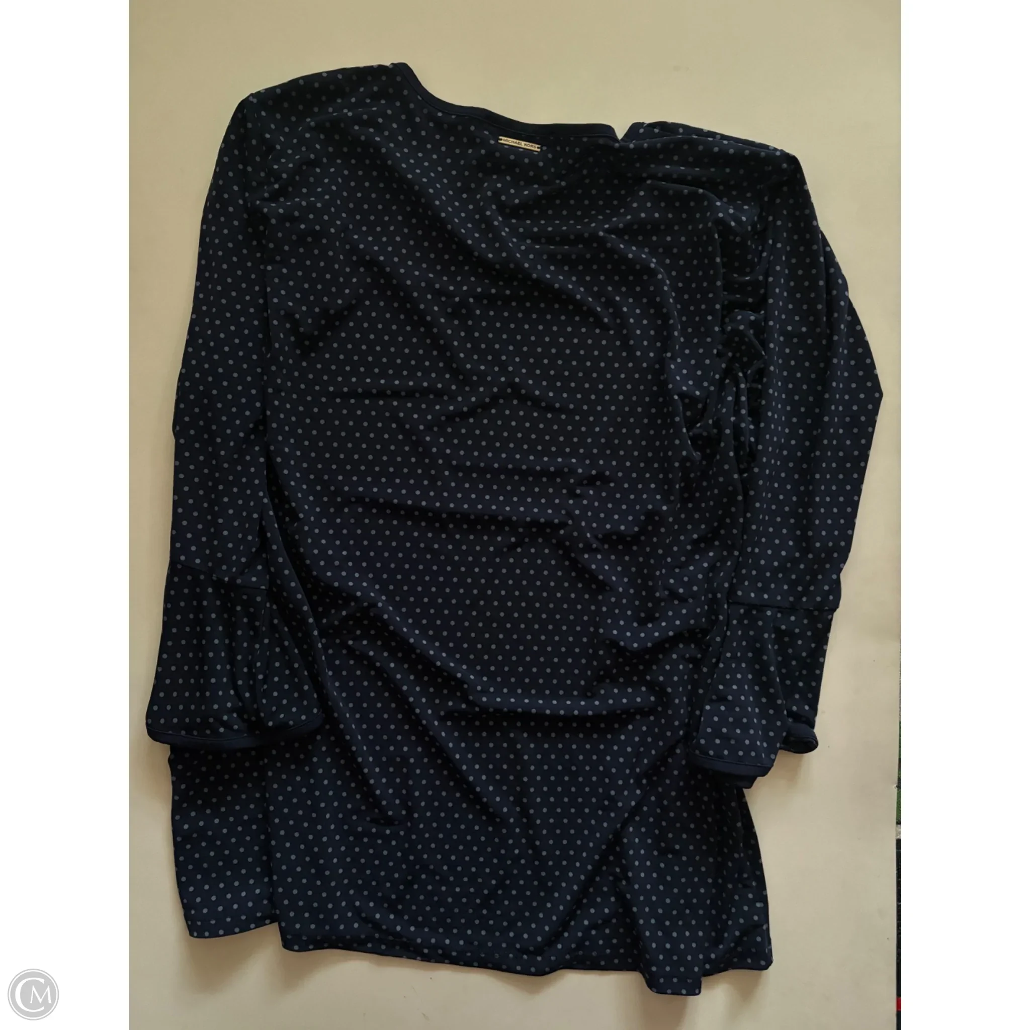 Blouse Designer By Michael Kors In Navy, Size: 2x - Image 2
