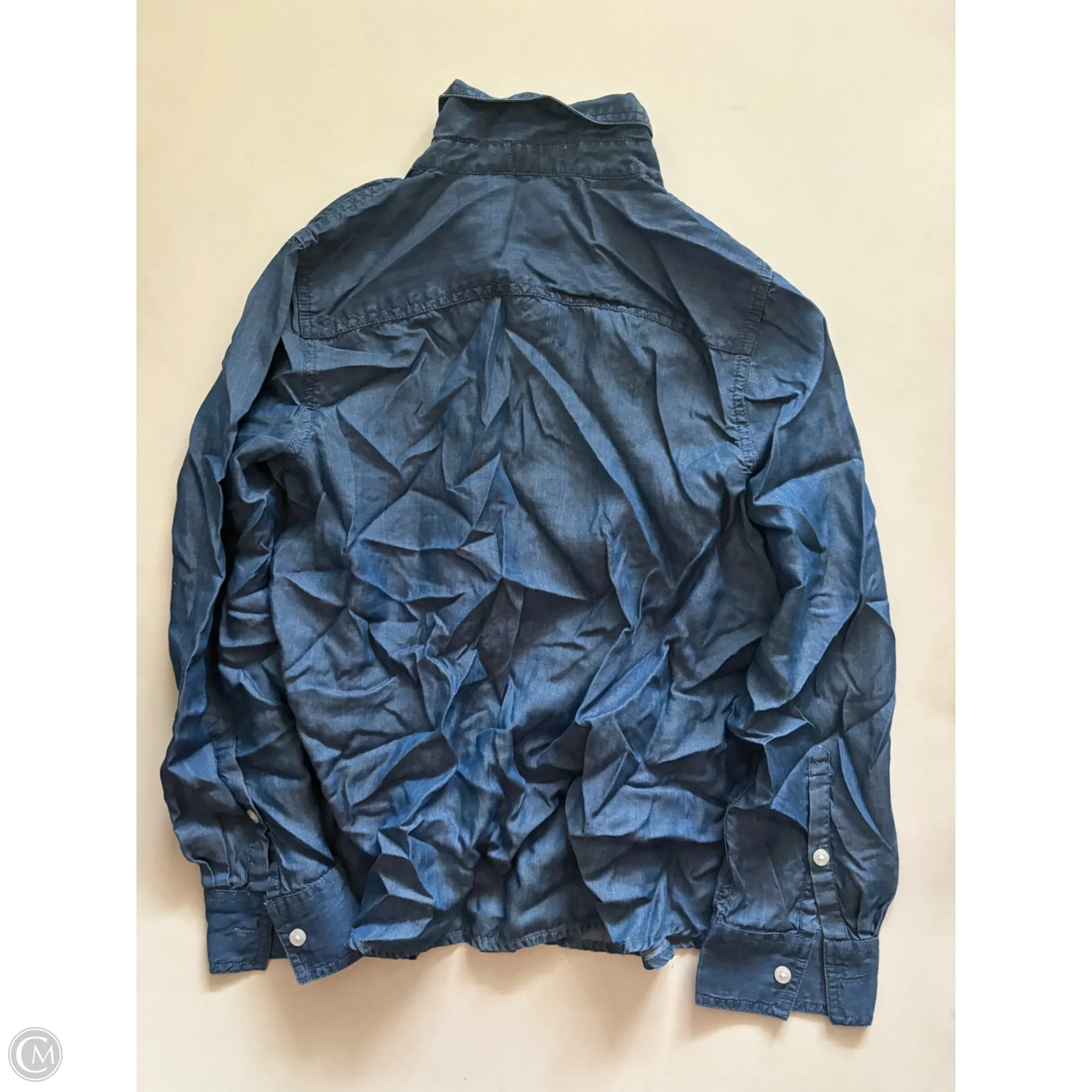 Top Long Sleeve By Crown And Ivy In Blue, Size: Mp - Image 2