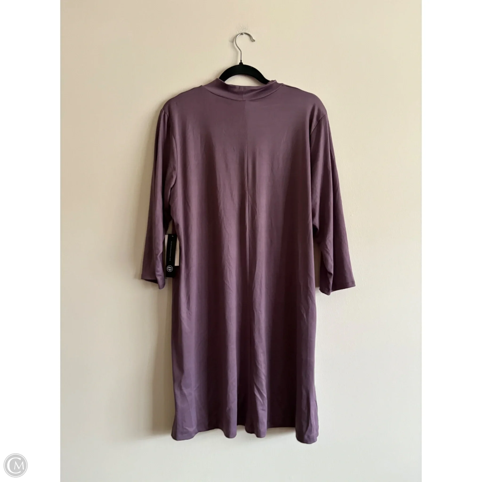 Dress Casual Midi By As U Wish In Purple, Size: Xl - Image 2