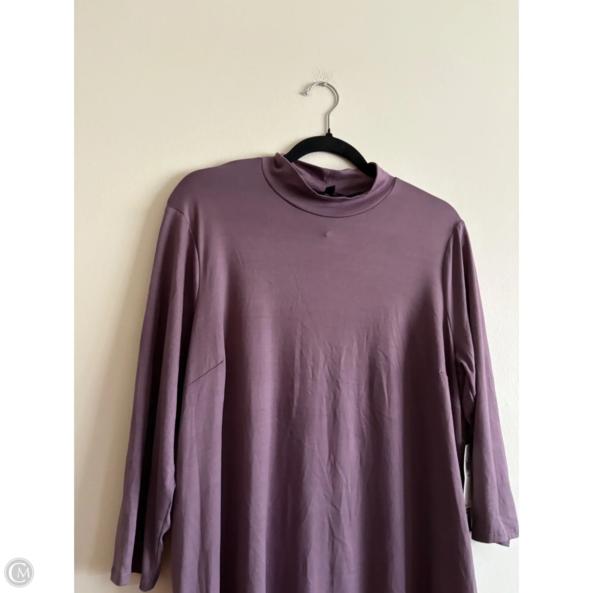Dress Casual Midi By As U Wish In Purple, Size: Xl - Image 3