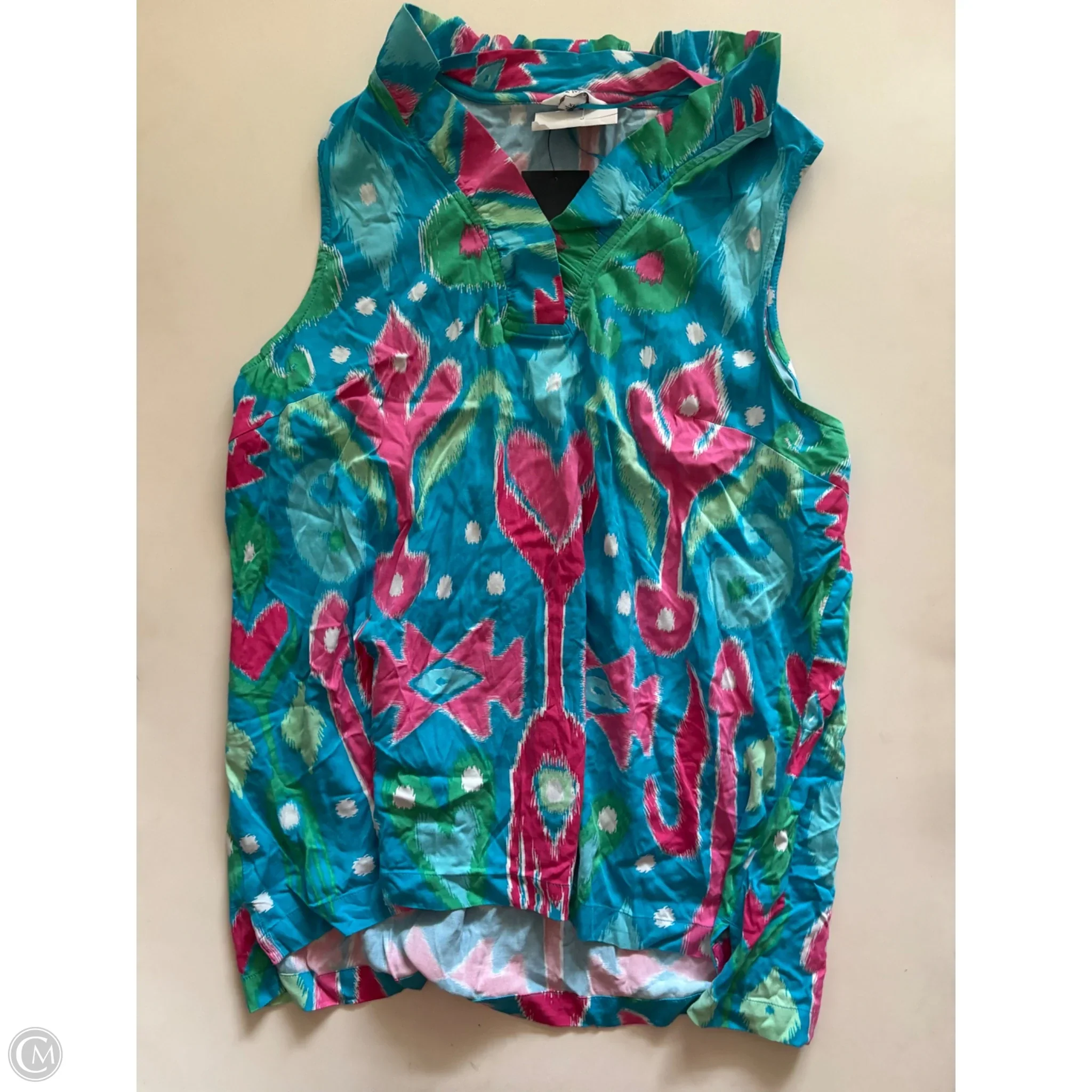 Top Sleeveless By Crown And Ivy In Blue, Size: Xl - Image 1