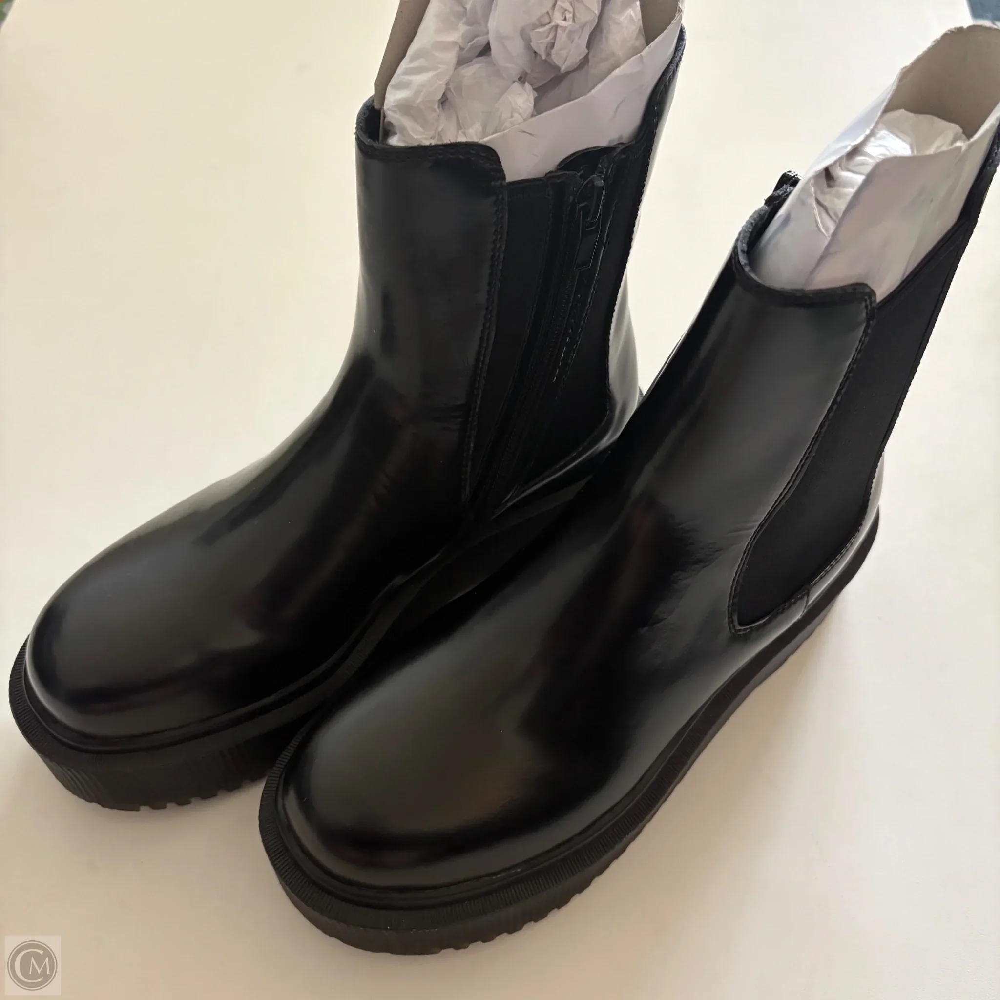 Boots Ankle Heels By Jeffrey Campbell In Black, Size: 8.5 - Image 2