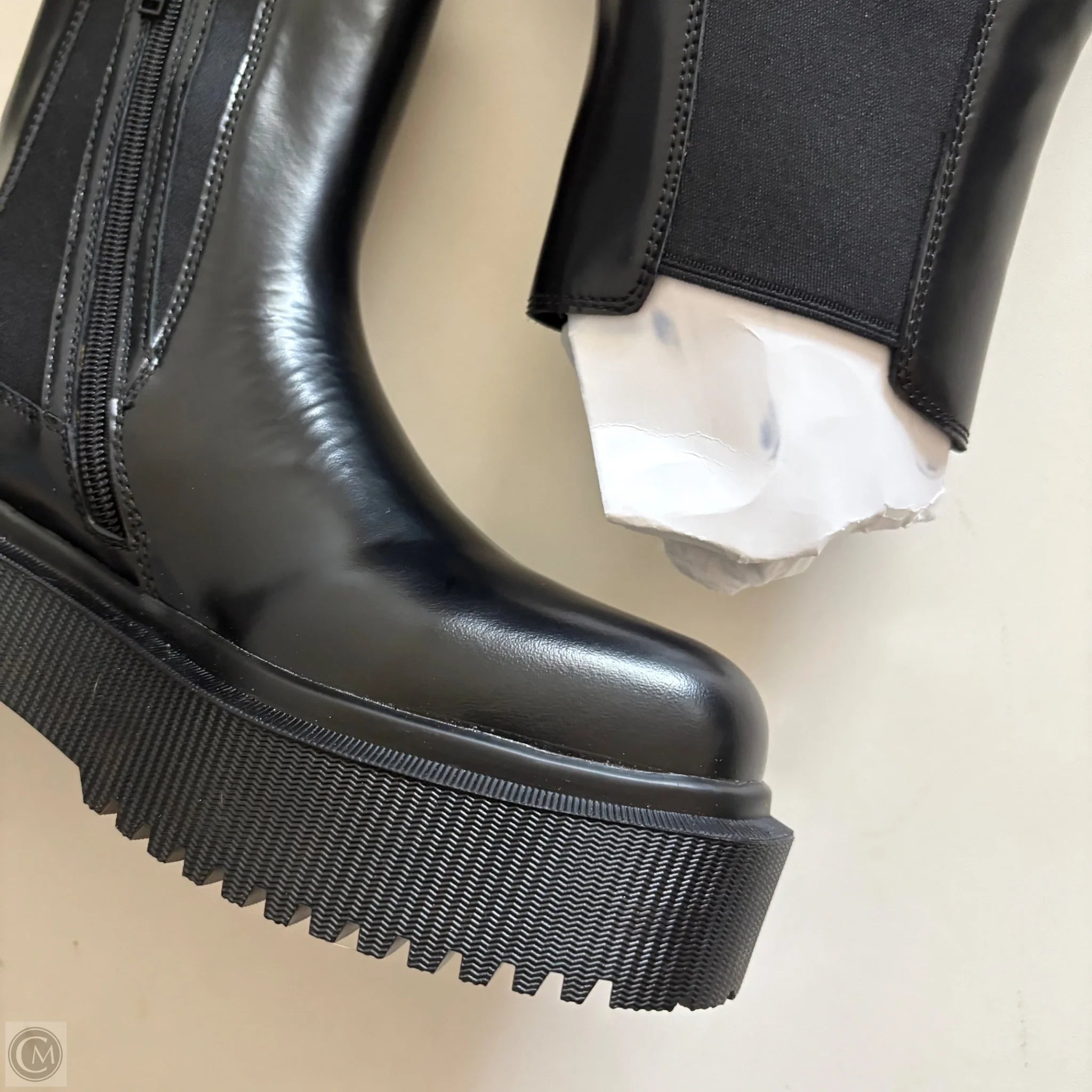 Boots Ankle Heels By Jeffrey Campbell In Black, Size: 8.5 - Image 3