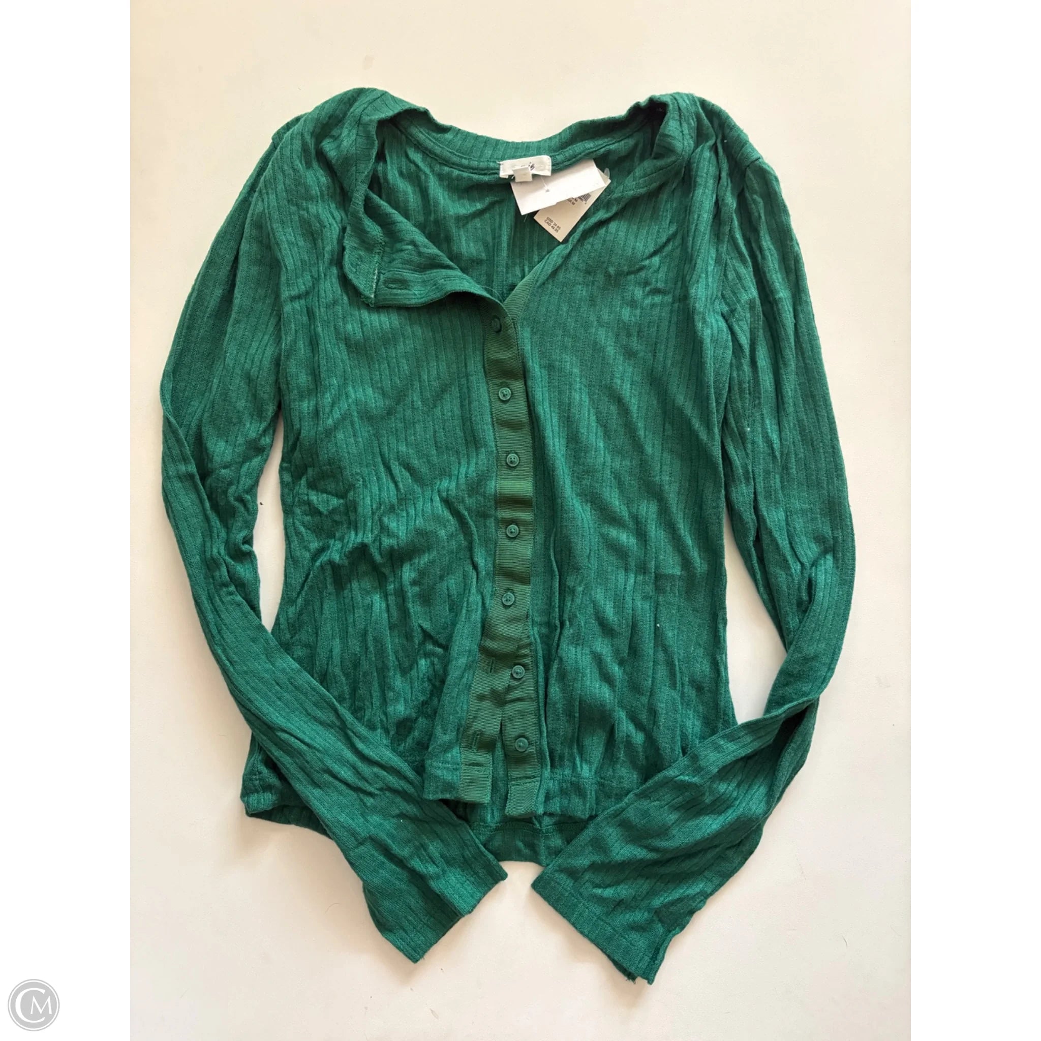Sweater Cardigan By Aerie In Green, Size: M - Image 1