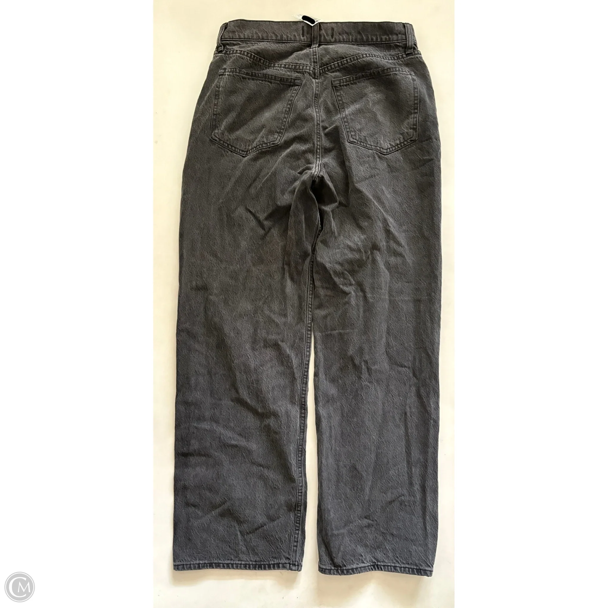 Jeans Wide Leg By Abercrombie And Fitch In Black, Size: 10 - Image 2
