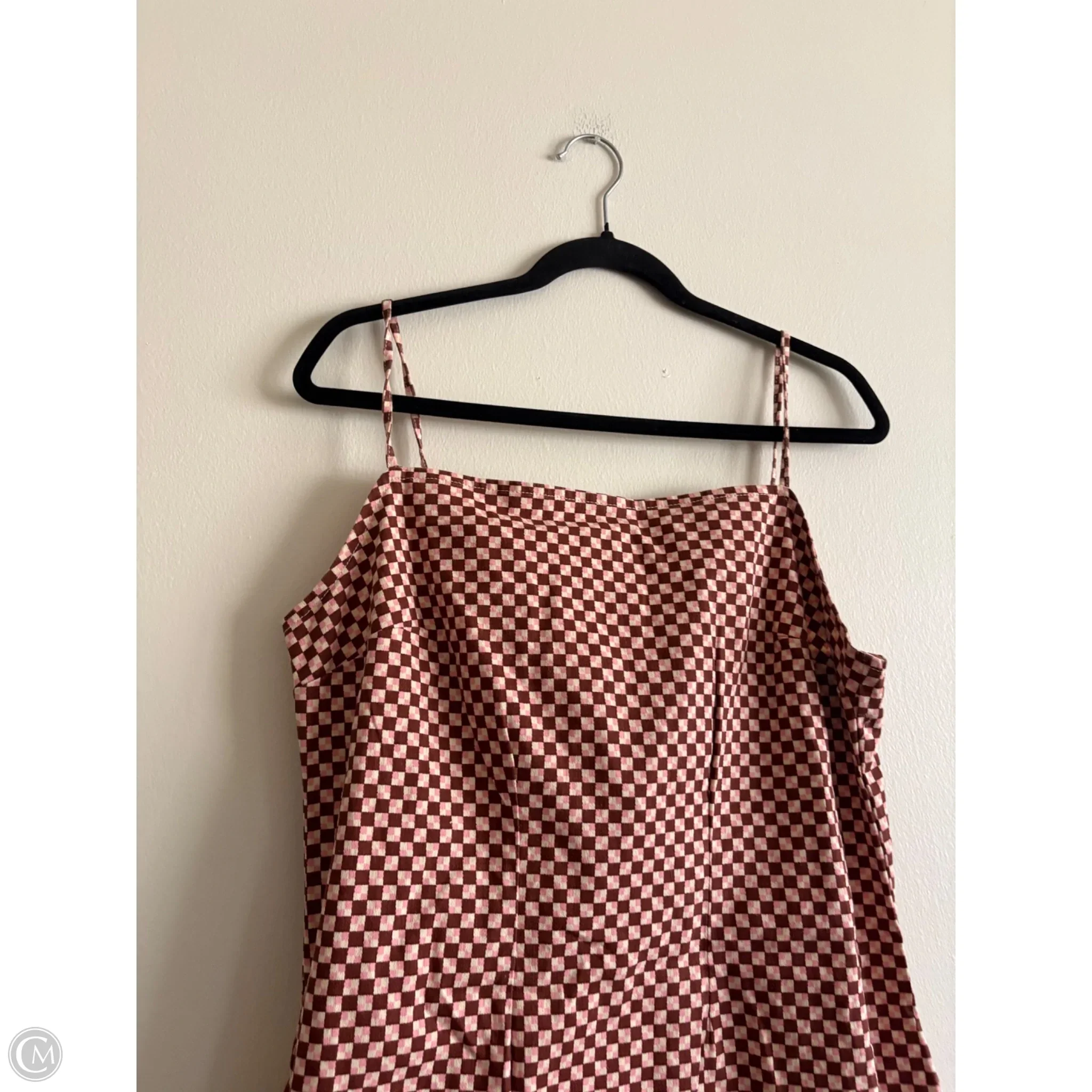 Dress Casual Midi By Levis In Checkered Pattern, Size: L - Image 3