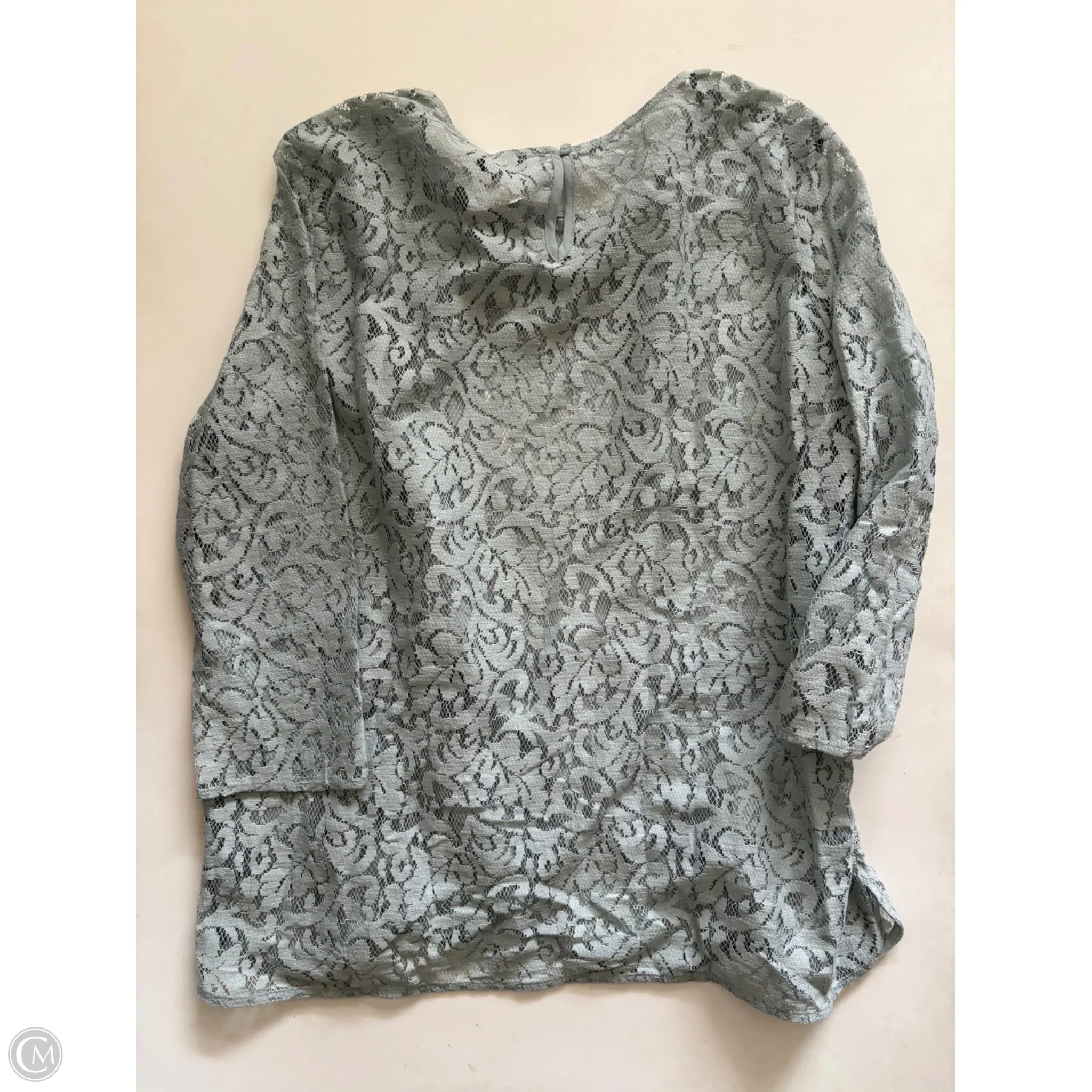 Top Long Sleeve By Limited In Blue, Size: Xl - Image 2